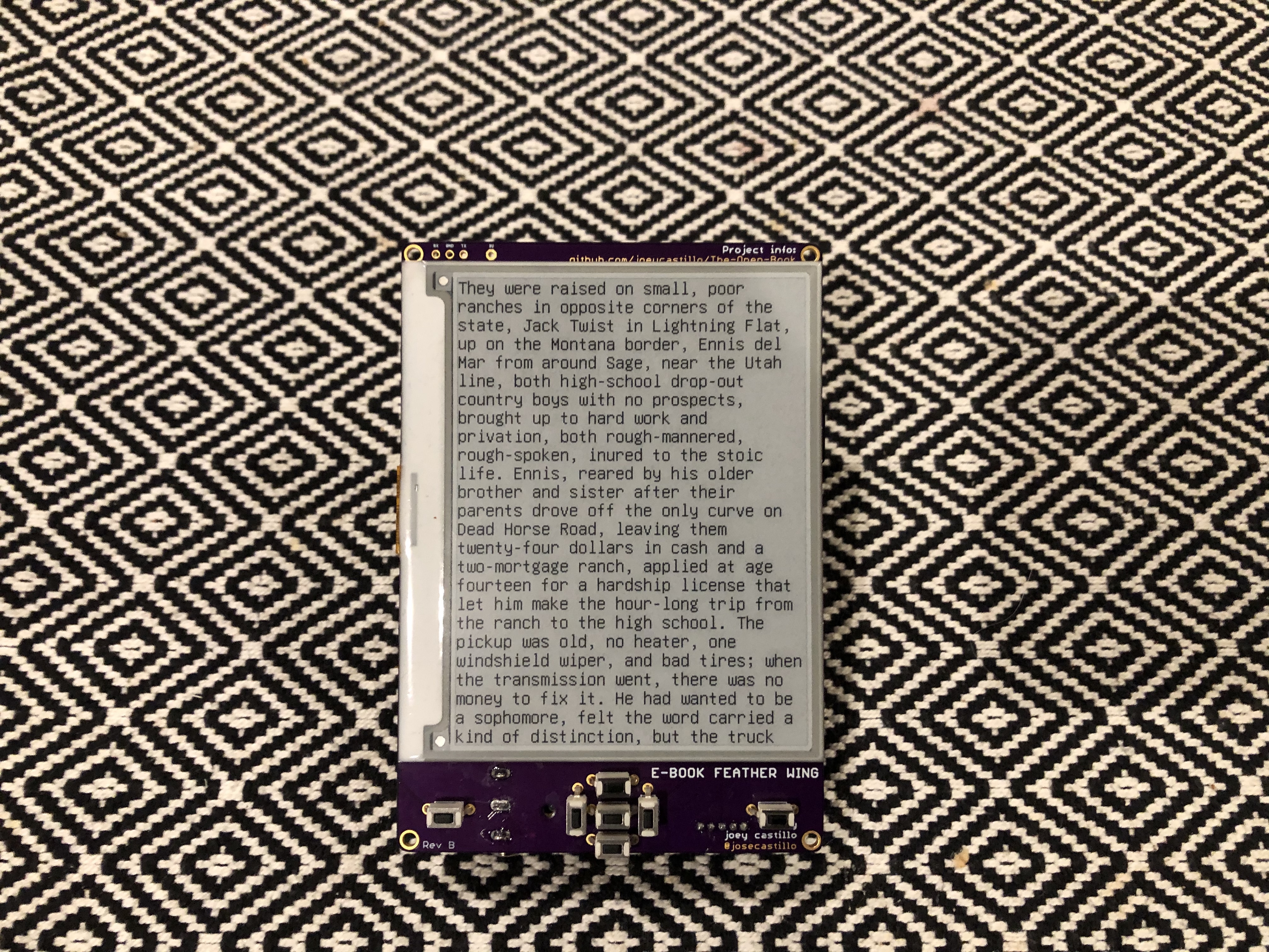 The Open Book Project's device