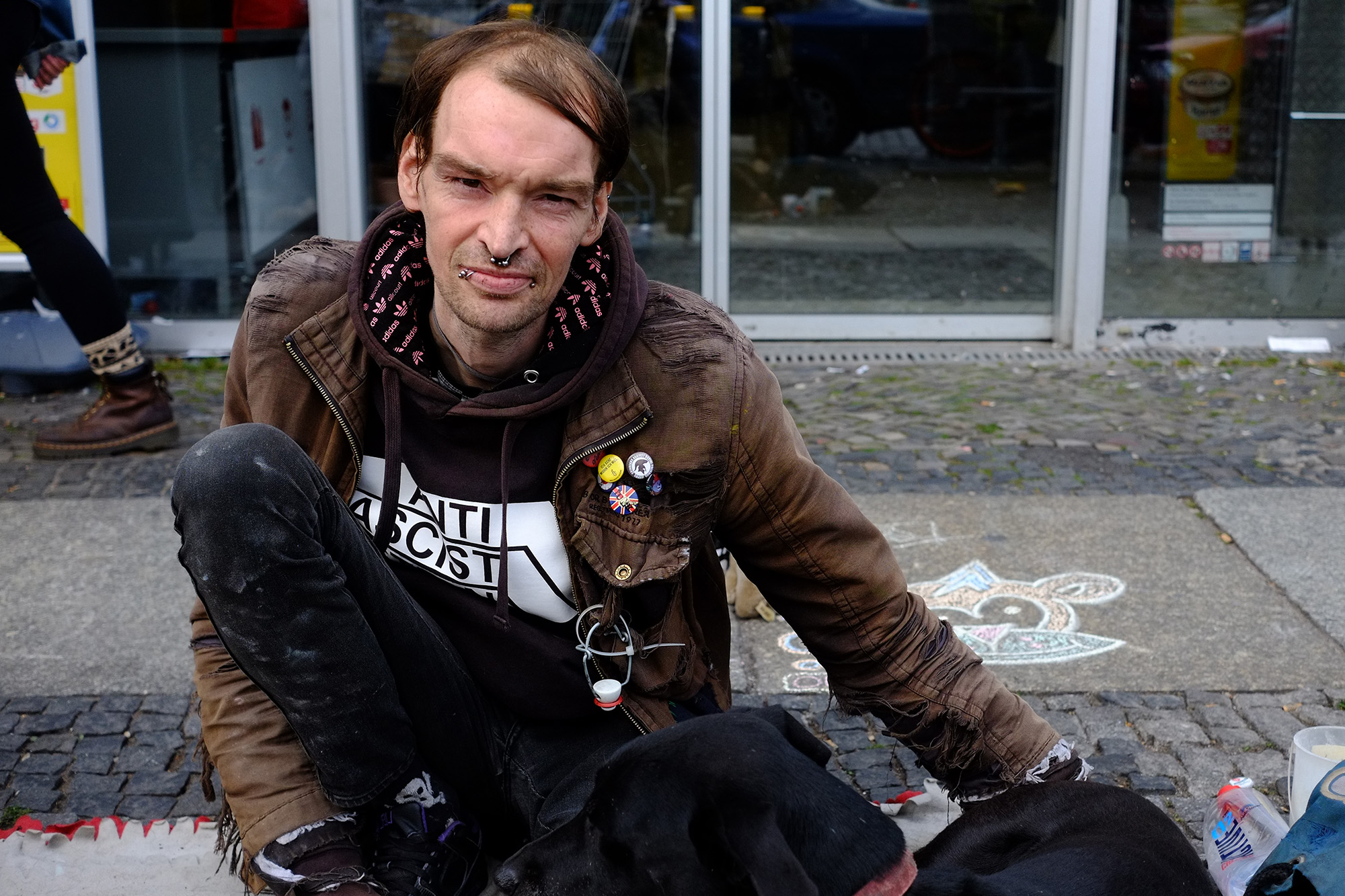 Christian besetzte früher Häuser
