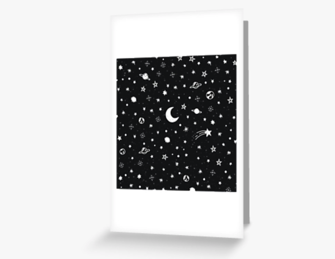 cosmic greeting card