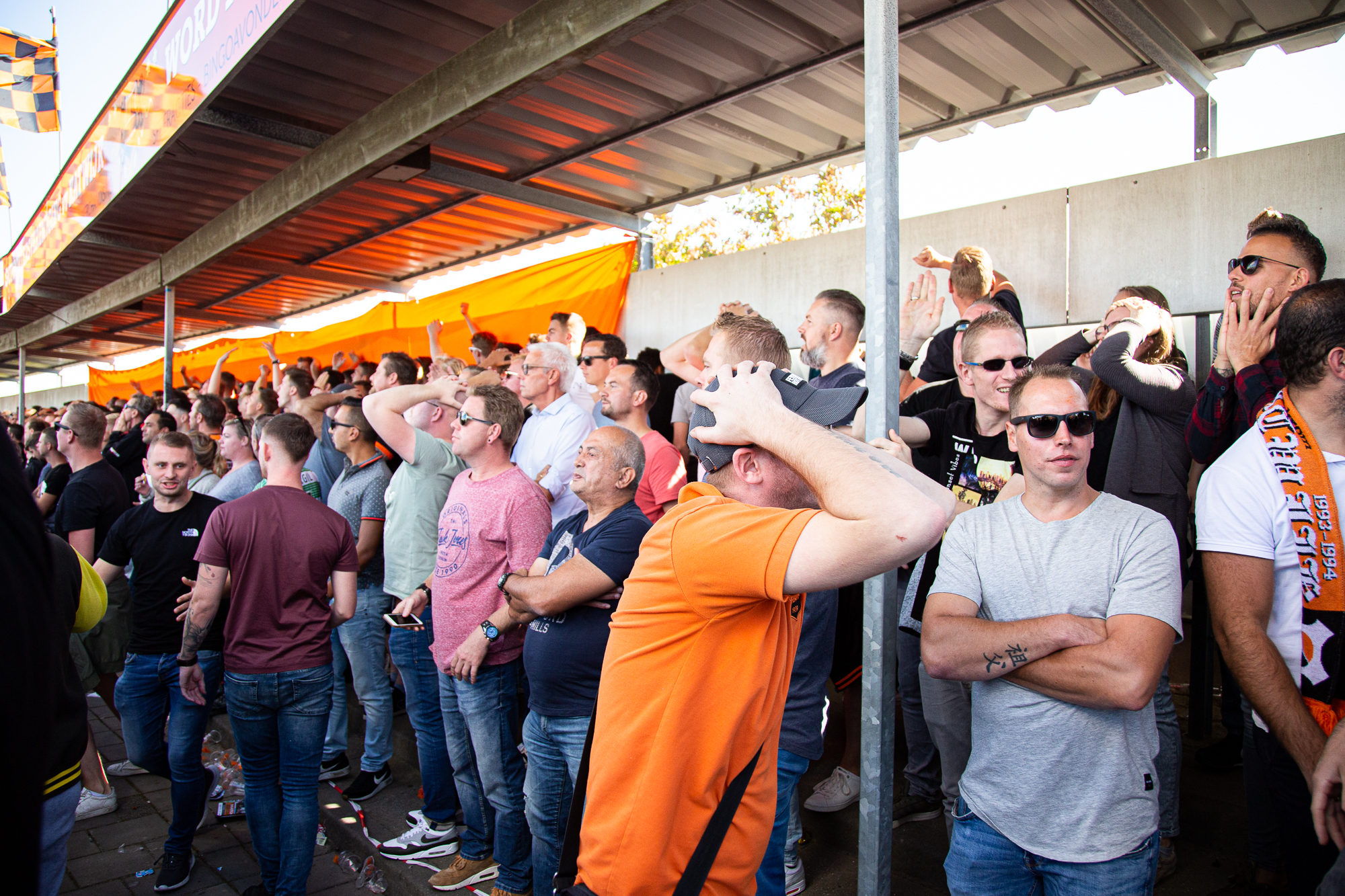 Supporters VV Katwijk.
