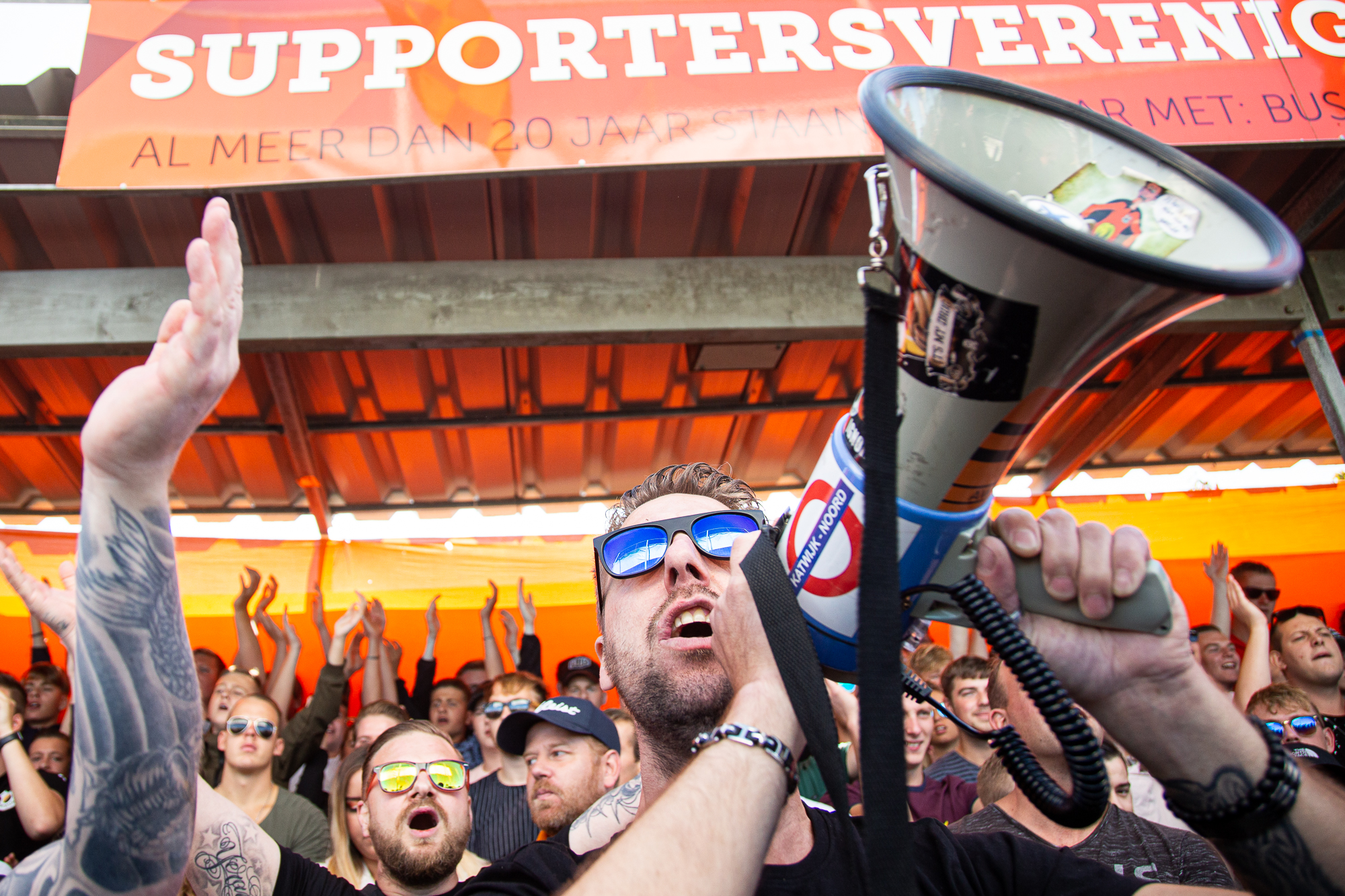 Supporters VV Katwijk.