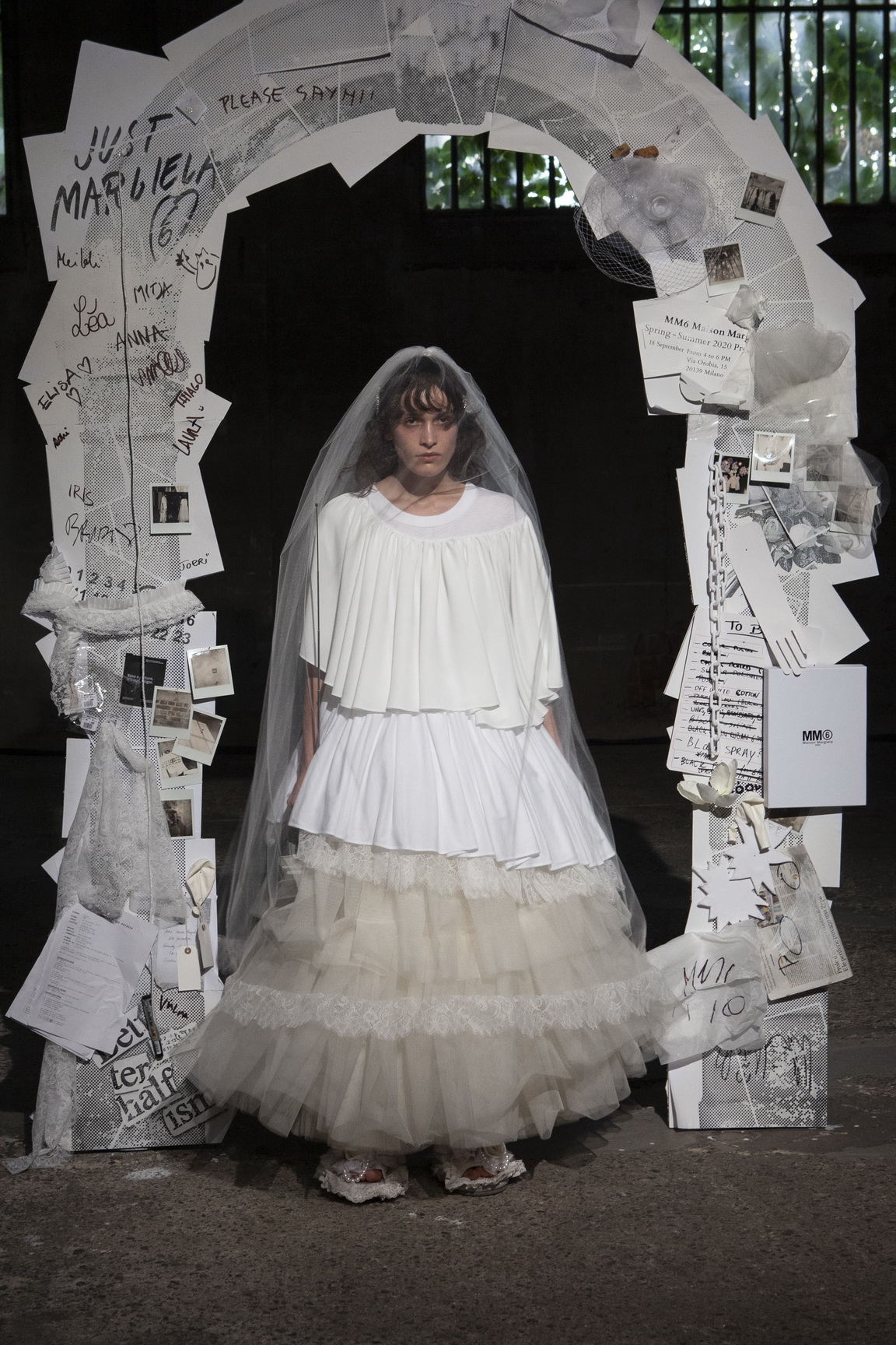 maison margiela wedding dress