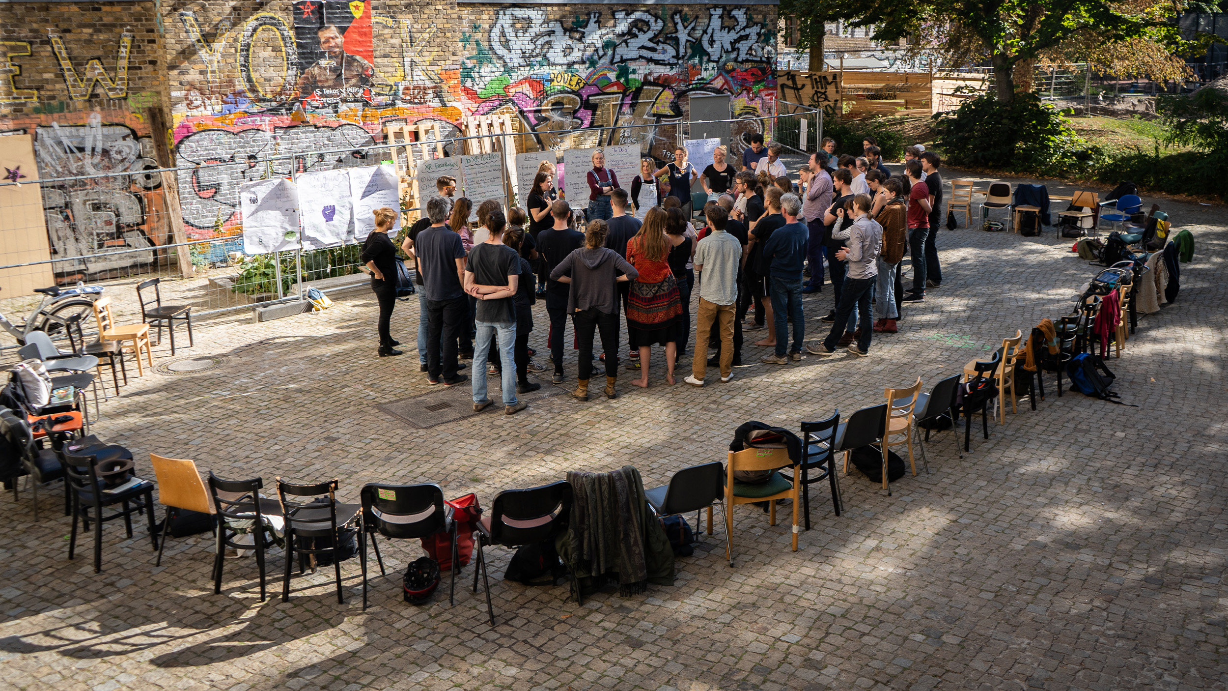 Stuhlkreis Extinction Rebellion Aktionstraining