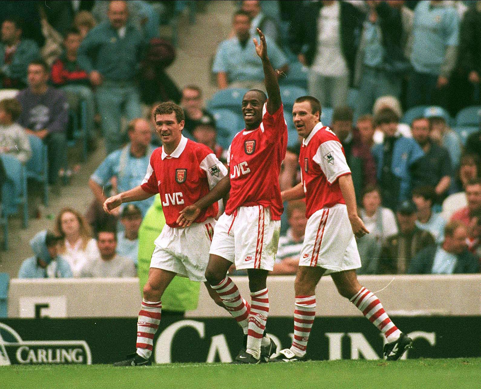 ian wright arsenal 1995