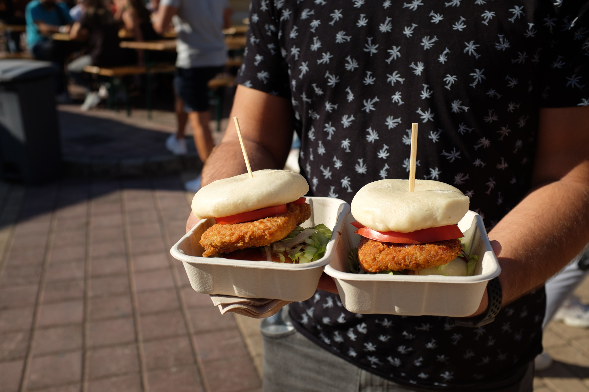 vegan life festival burger