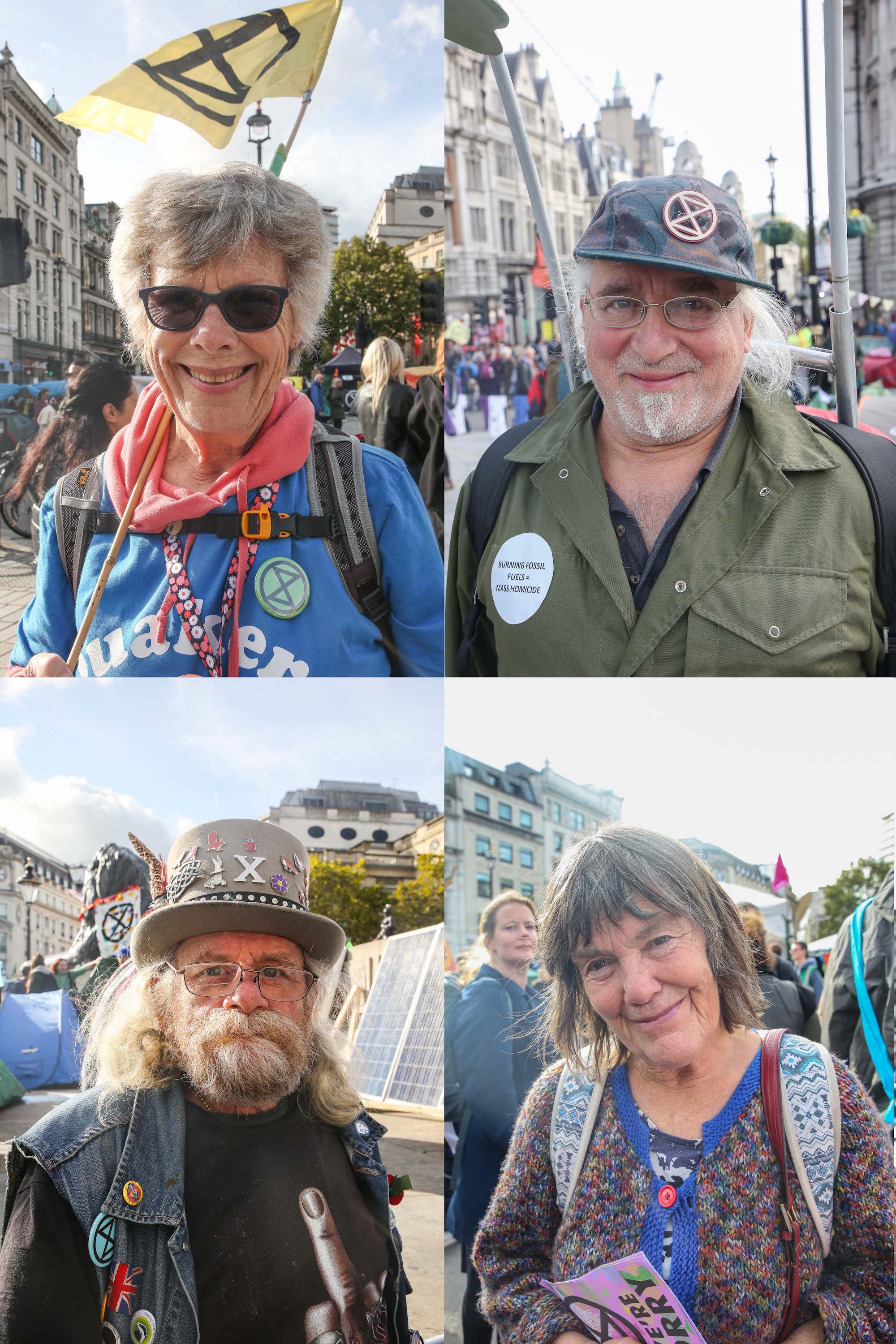 extinction rebellion protesters