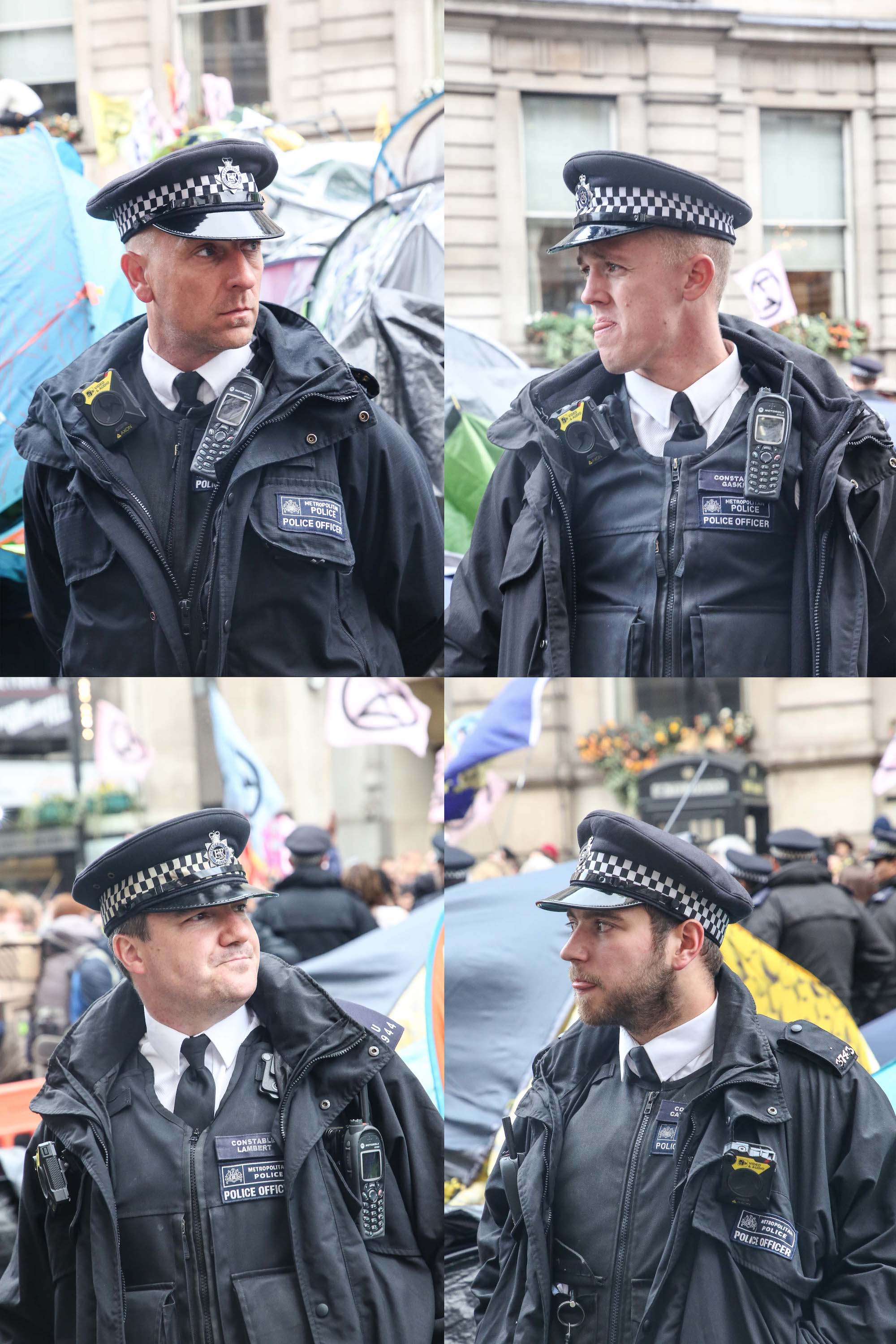 police extinction rebellion