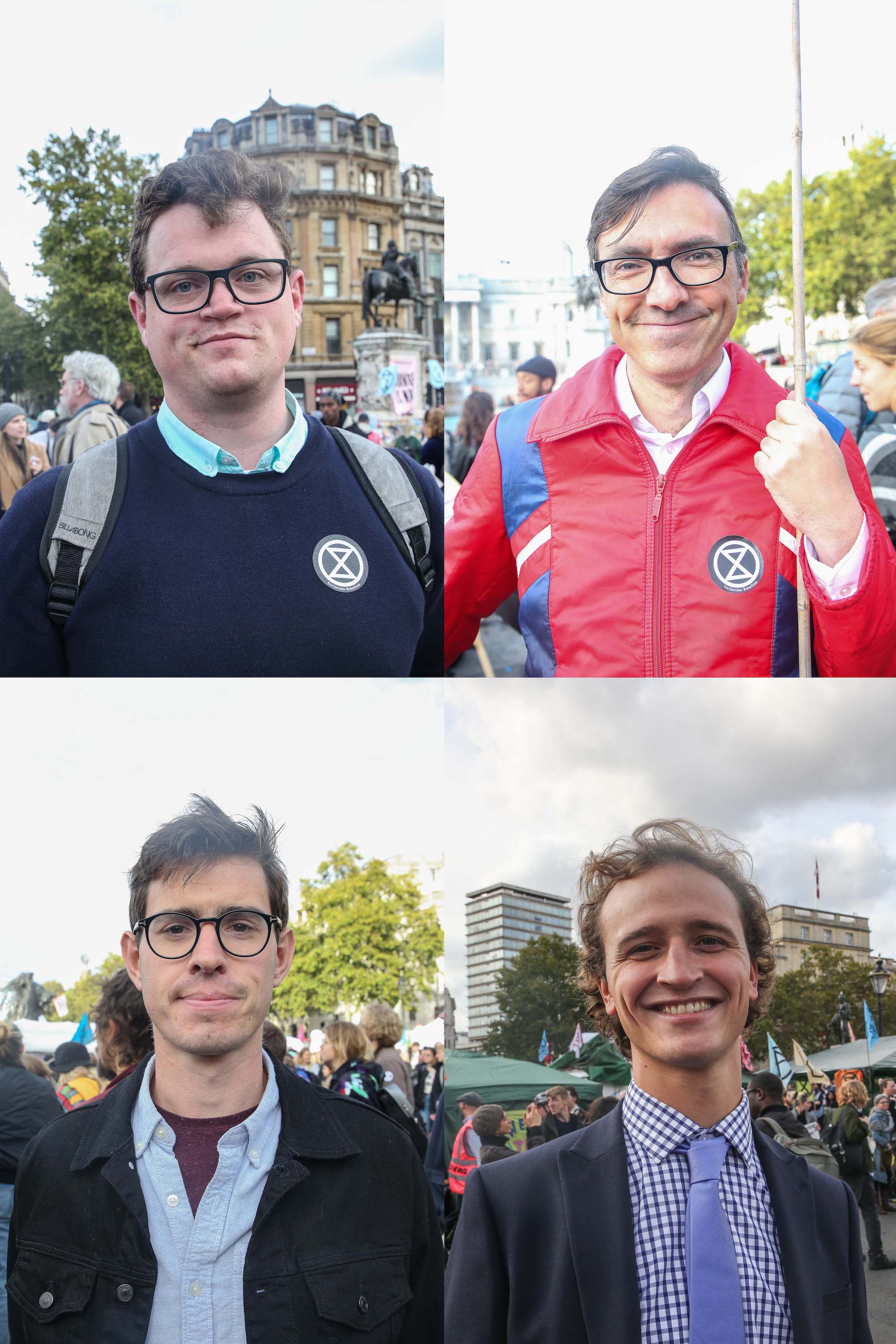 extinction rebellion protesters
