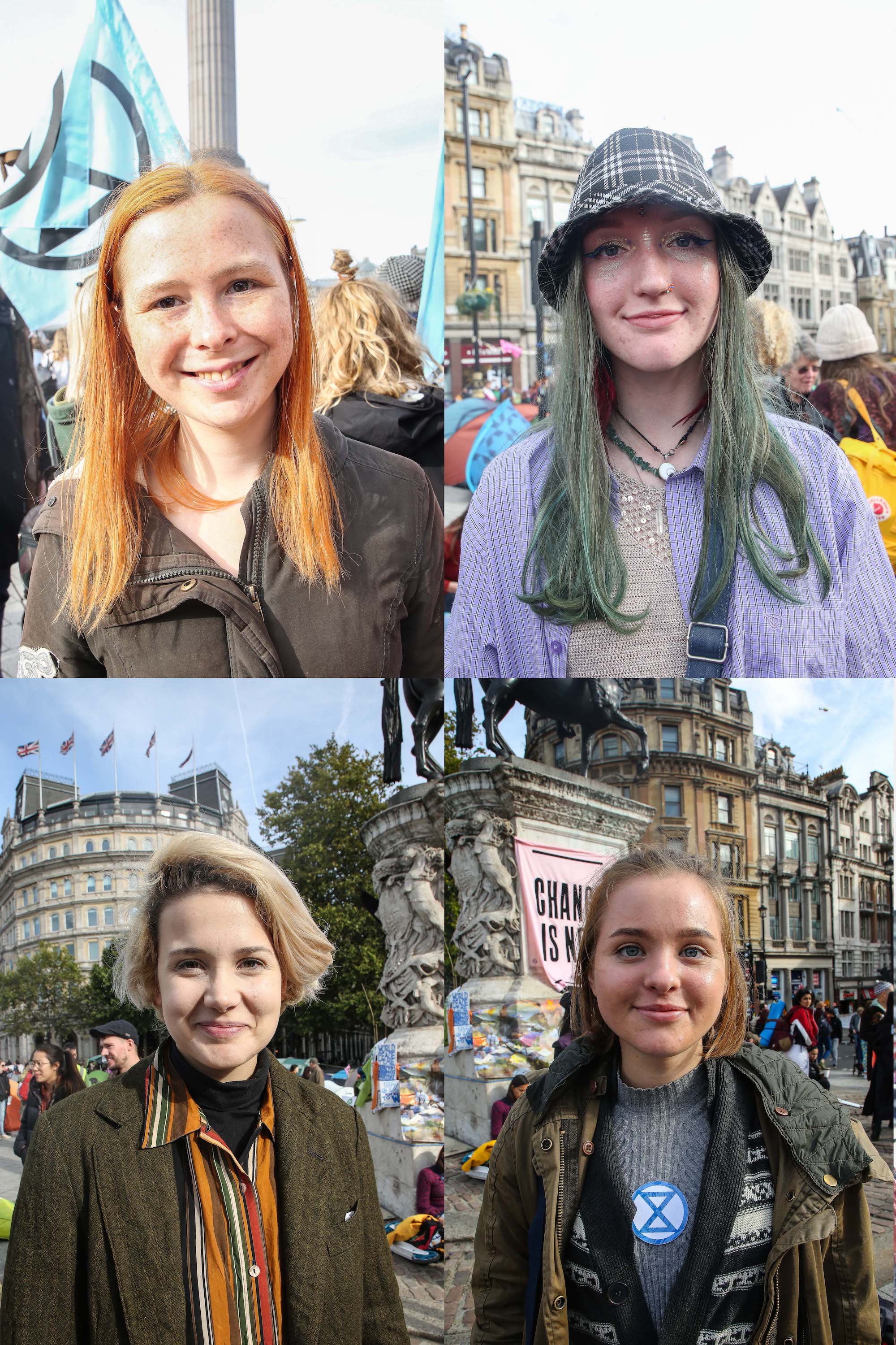 extinction rebellion protesters