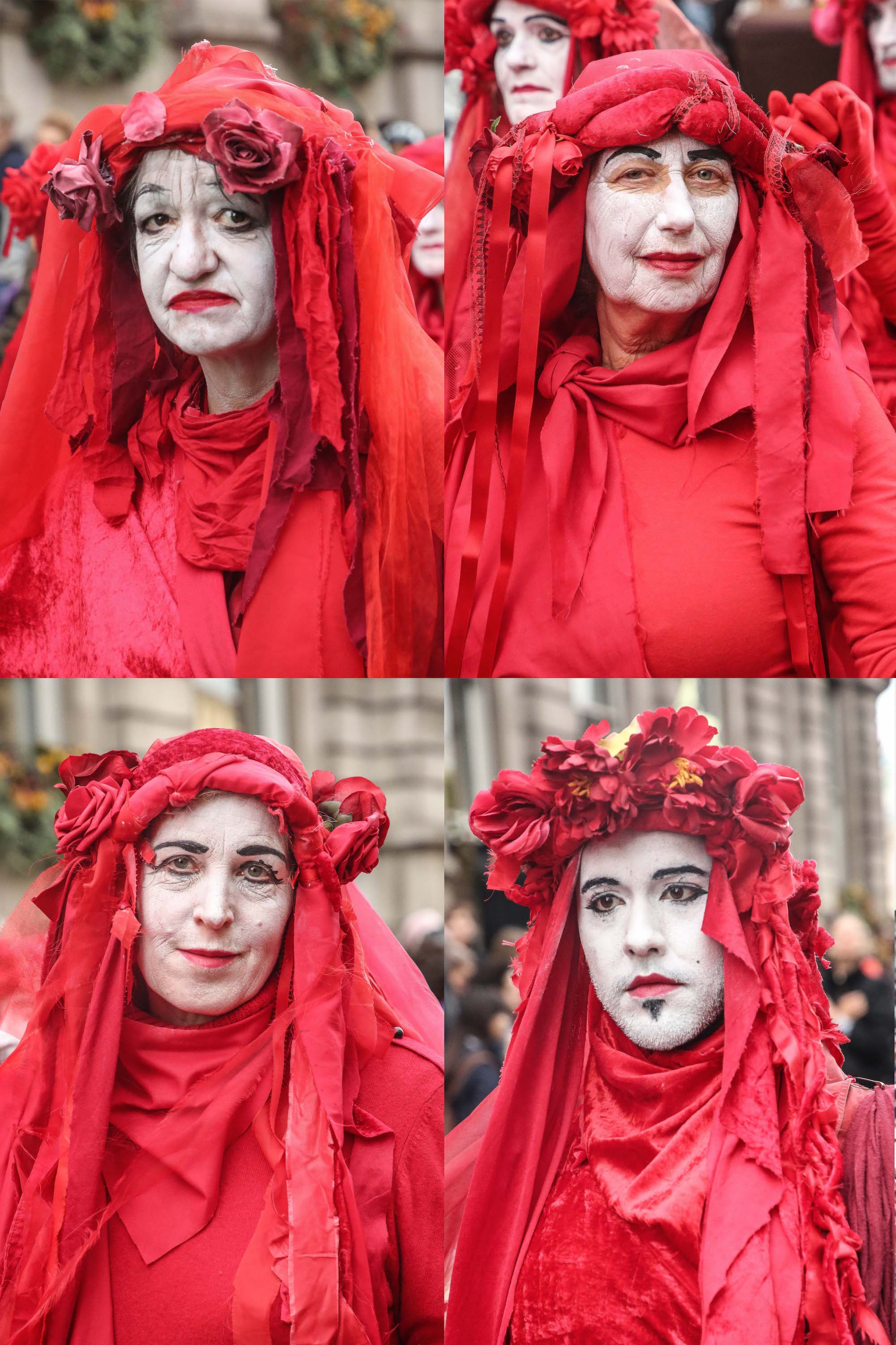 extinction rebellion Red Rebel Brigade
