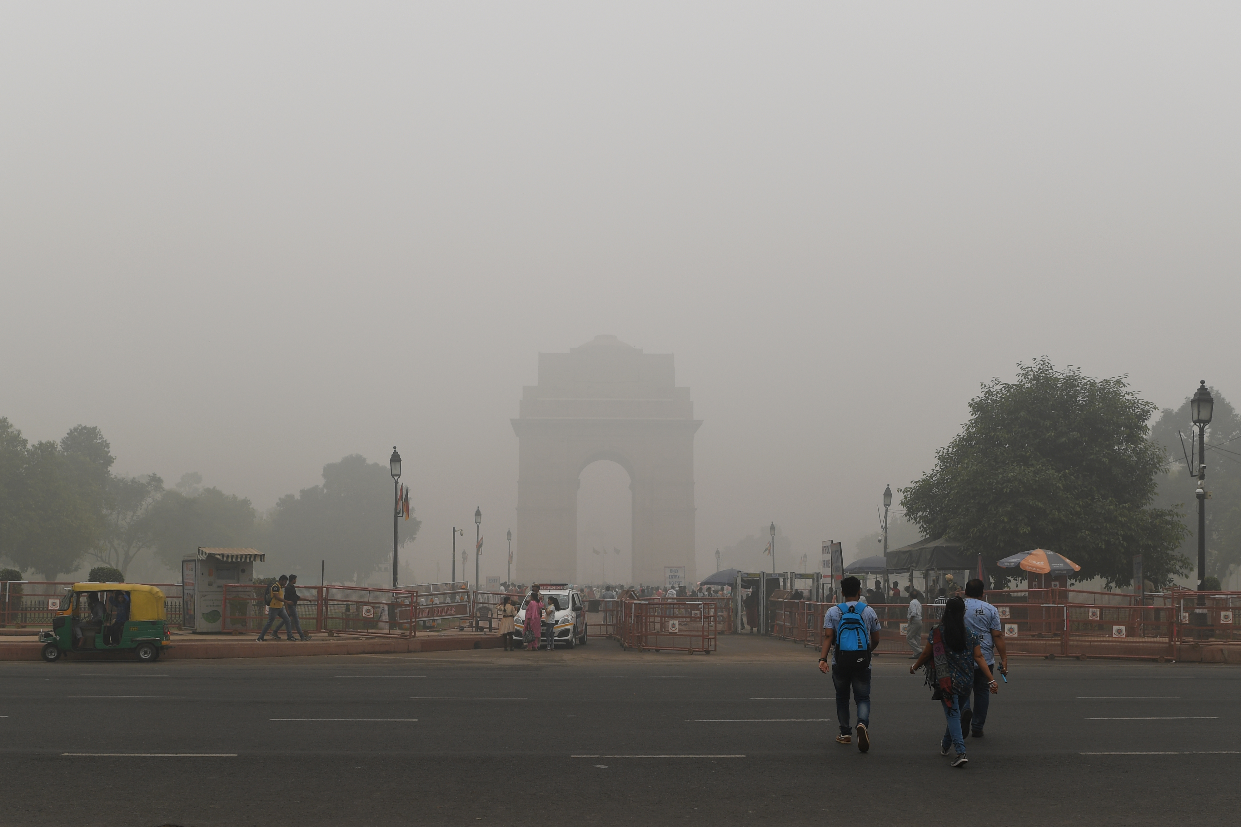 air pollution smog delhi