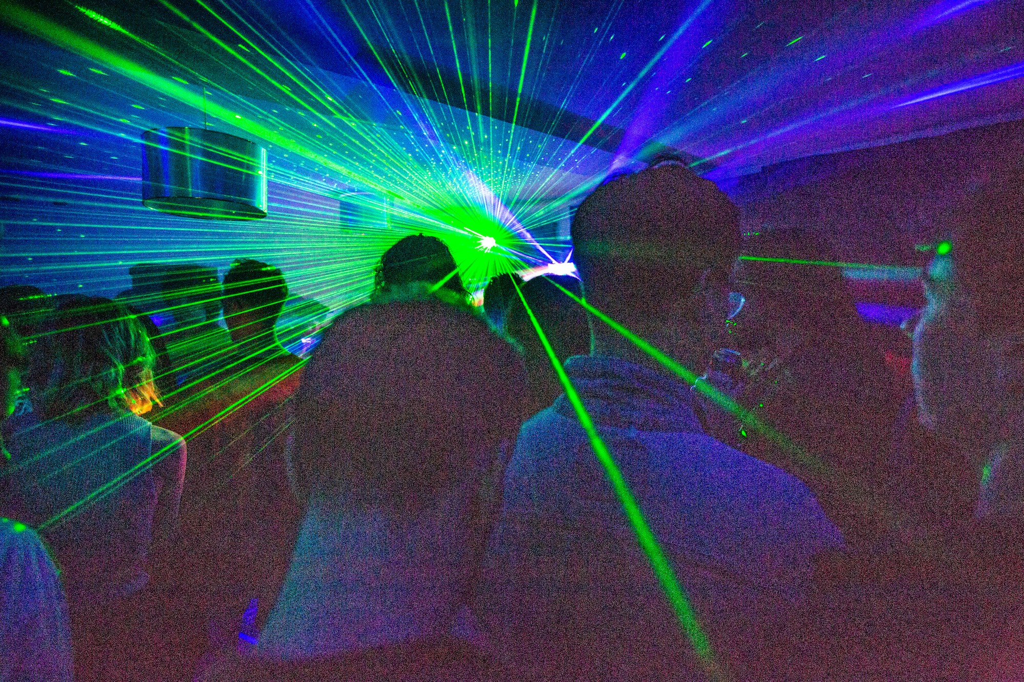 house party lasers