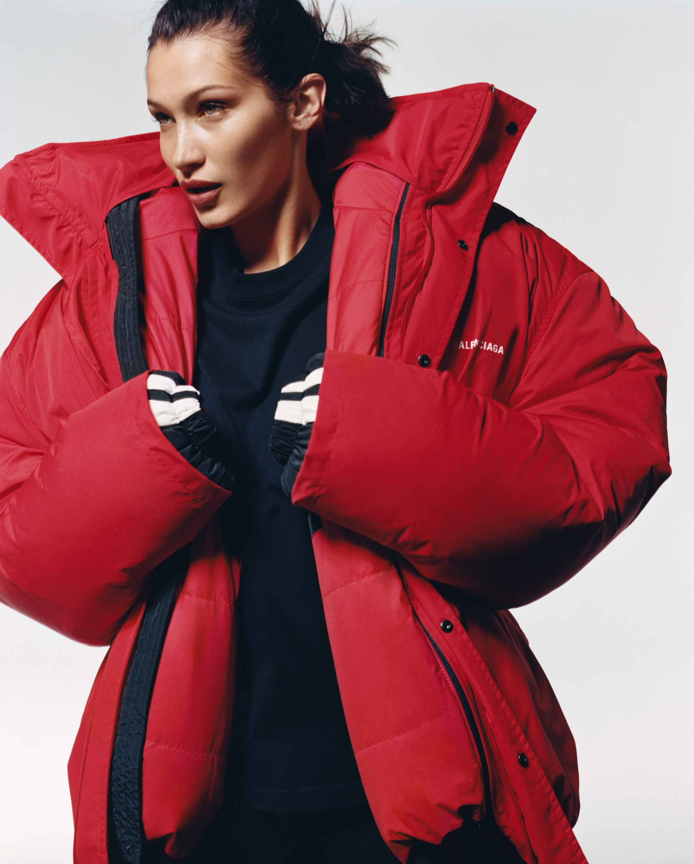 Bella Hadid in Balenciaga SS20