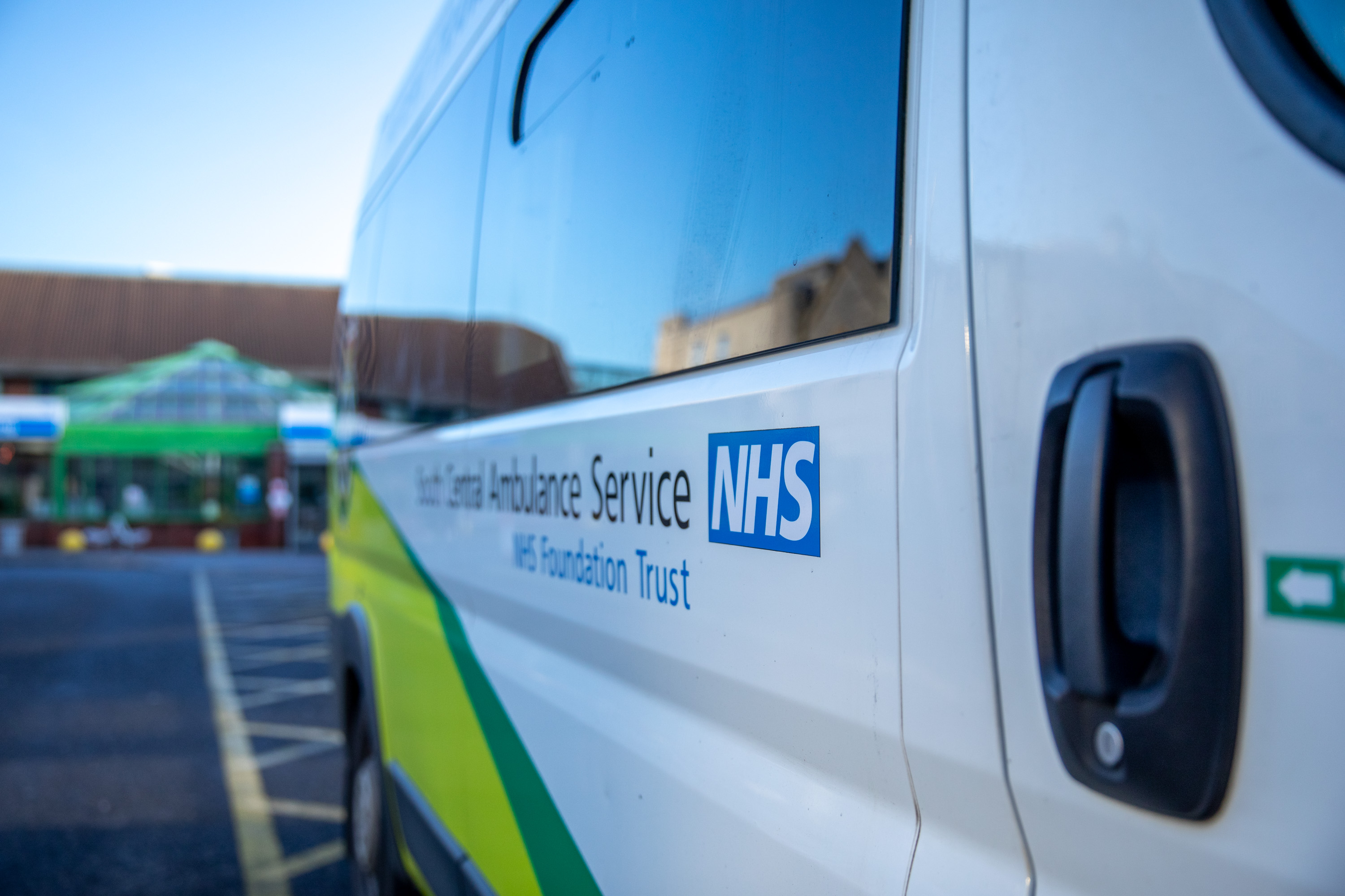 Royal South Hants Hospital ambulance
