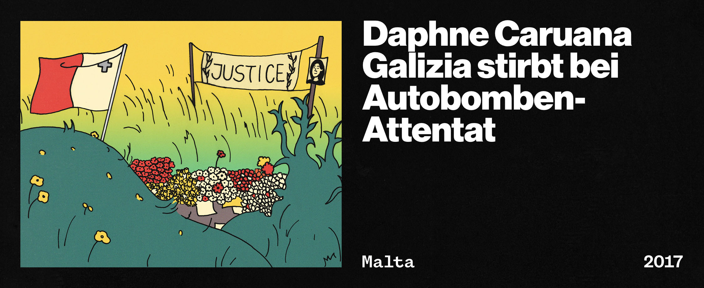 Daphne Caruana Galizia stirbt bei Autobomben-Attentat