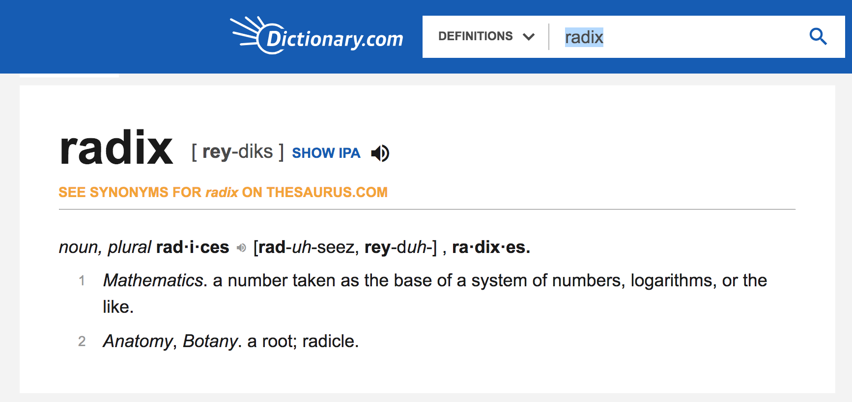 What Exactly Is A Raddix Thinking Port