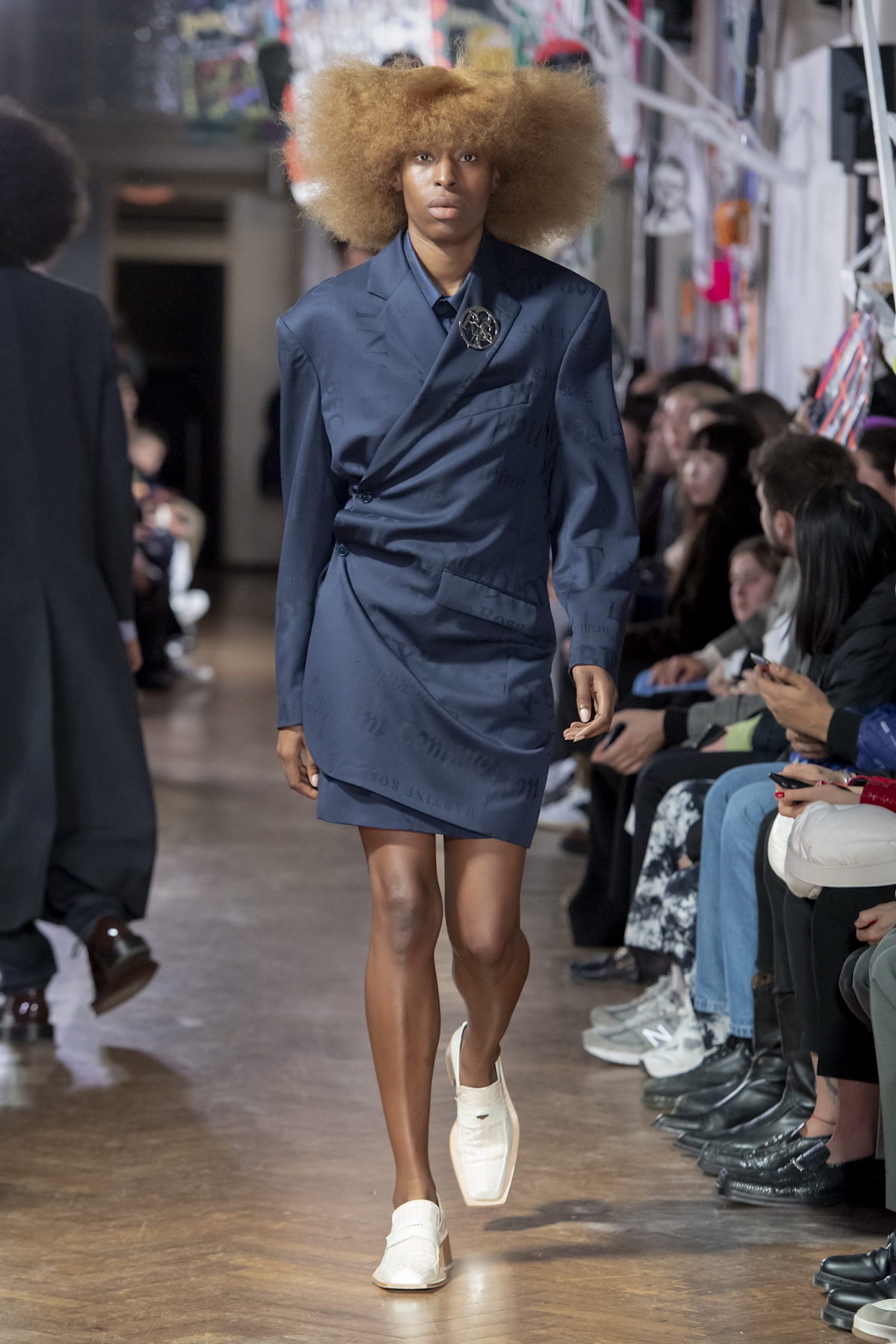 Who needs a catwalk at the London Collections Men's SS19? Martine