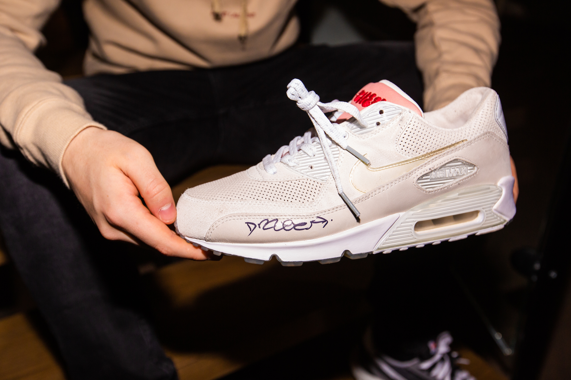 tongue 'n' cheek air max signed