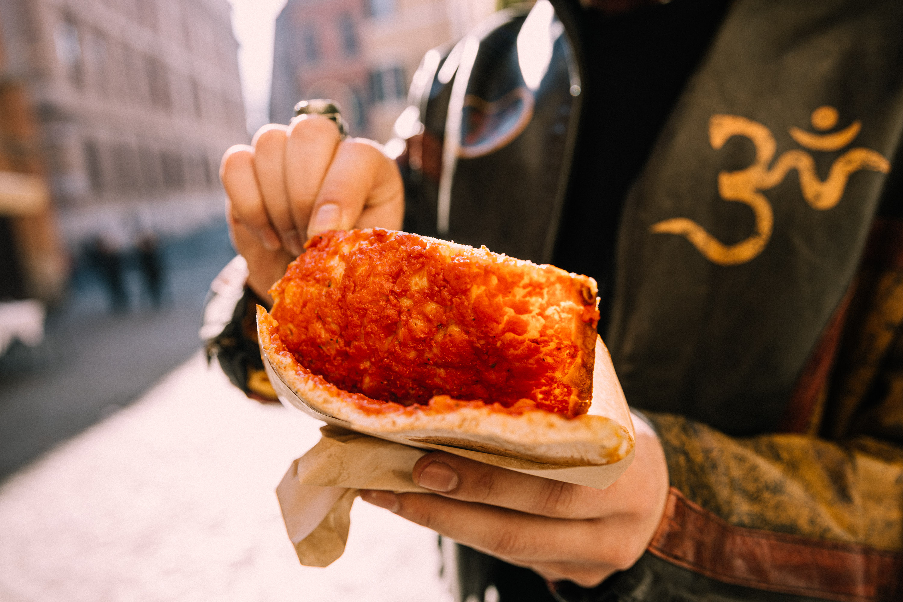 ghetto roma pizza rosa