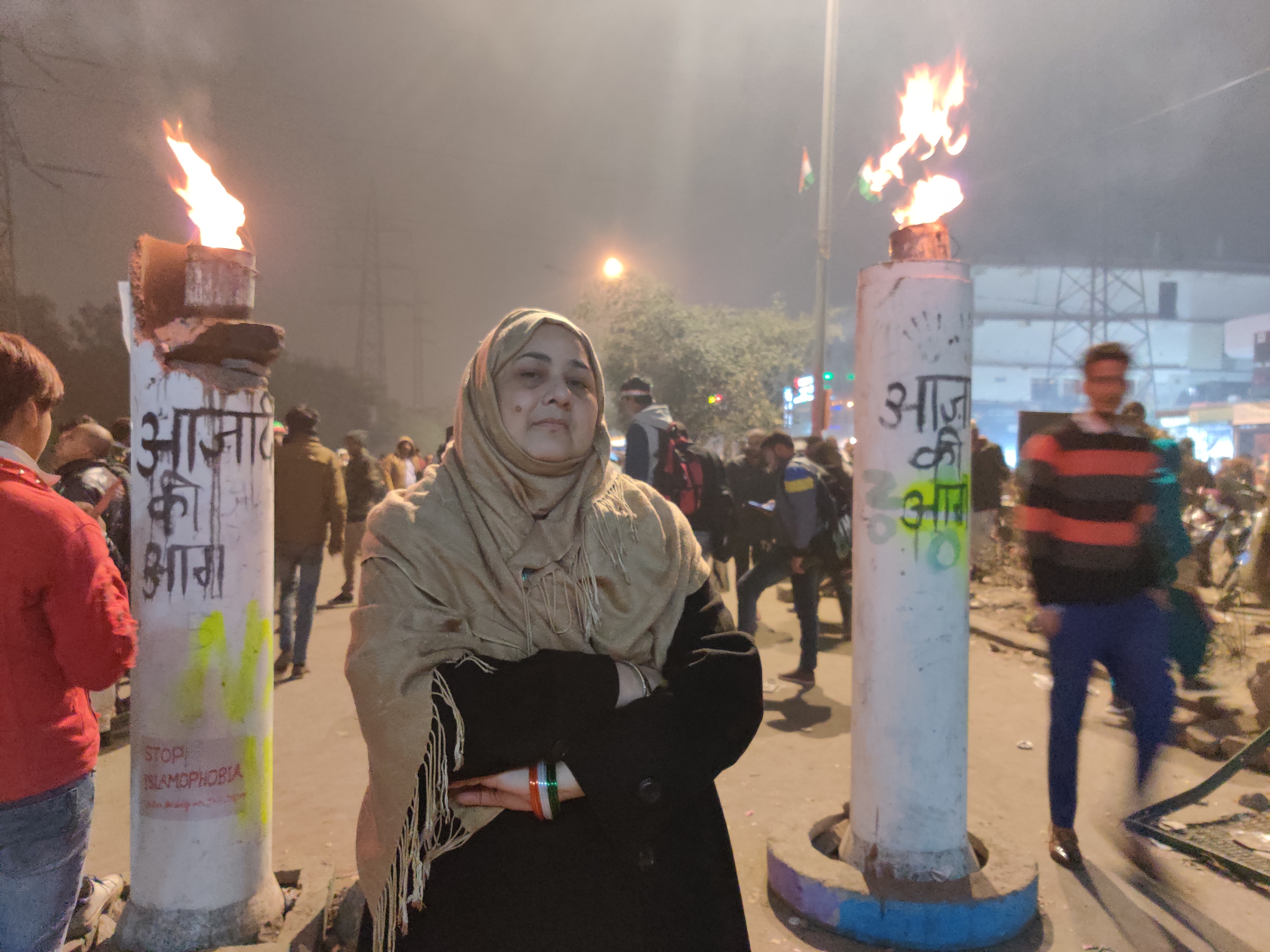 caa protest india delhi mental health