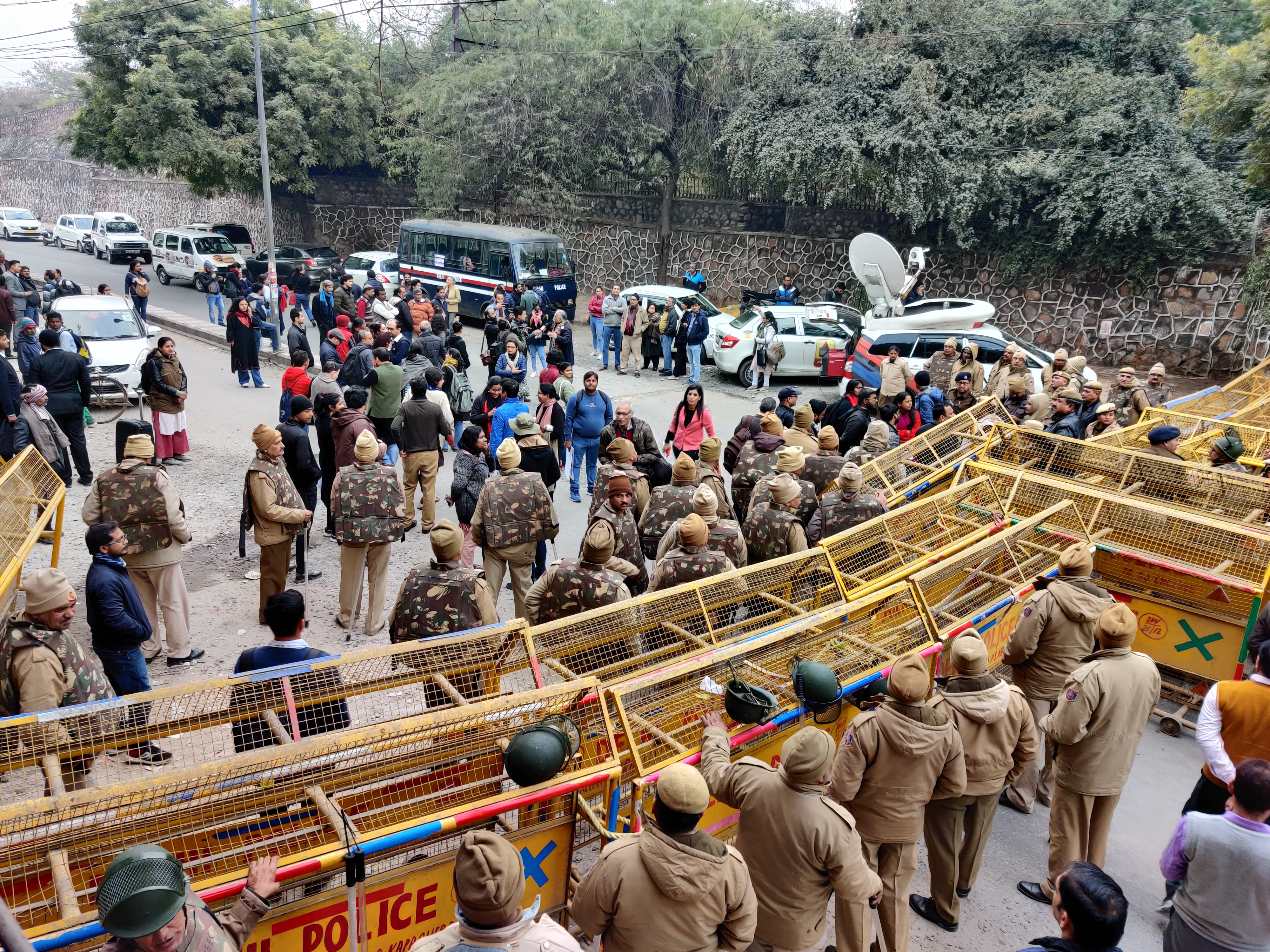 caa protest delhi mental health