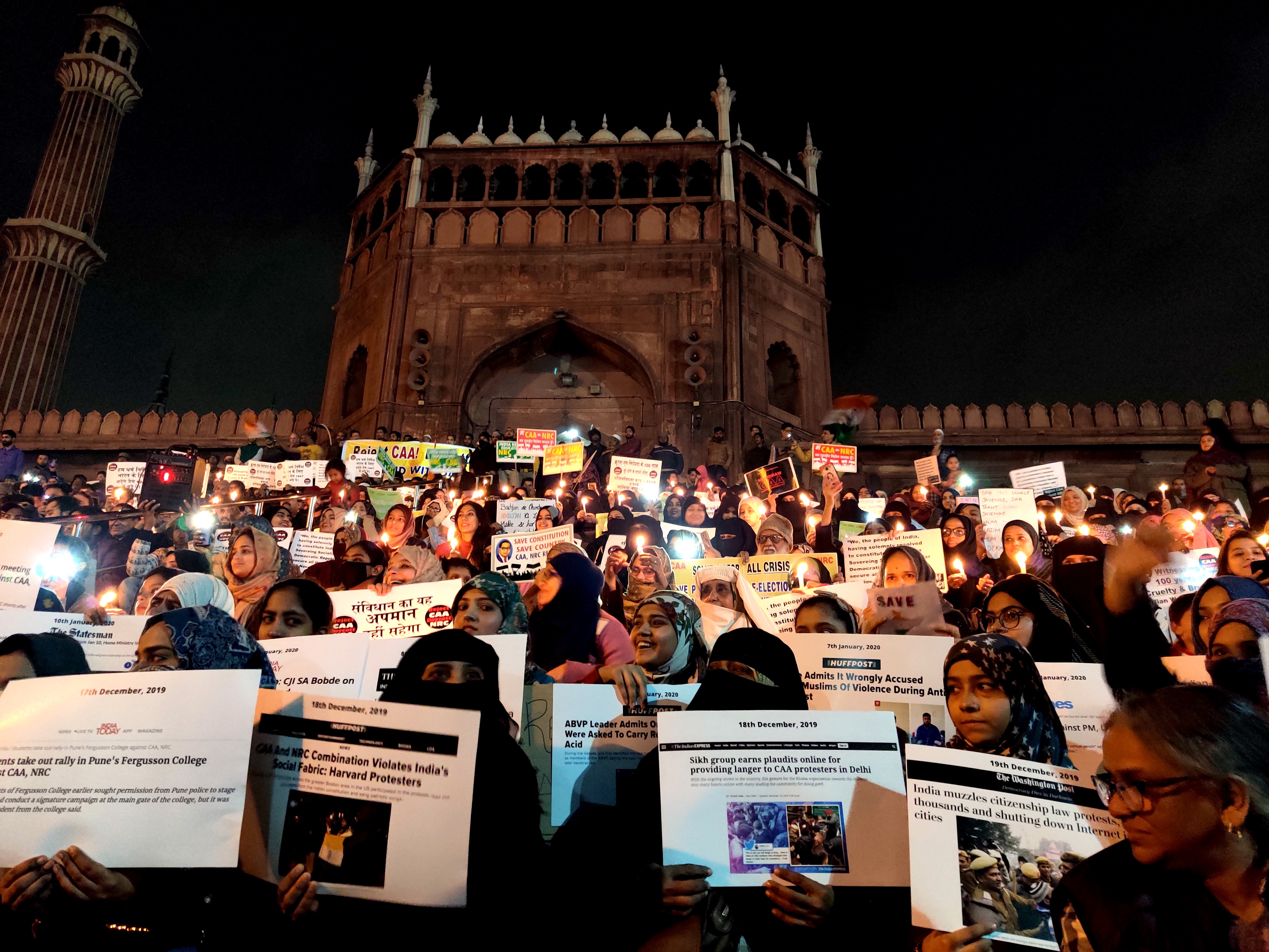 caa protest india mental health