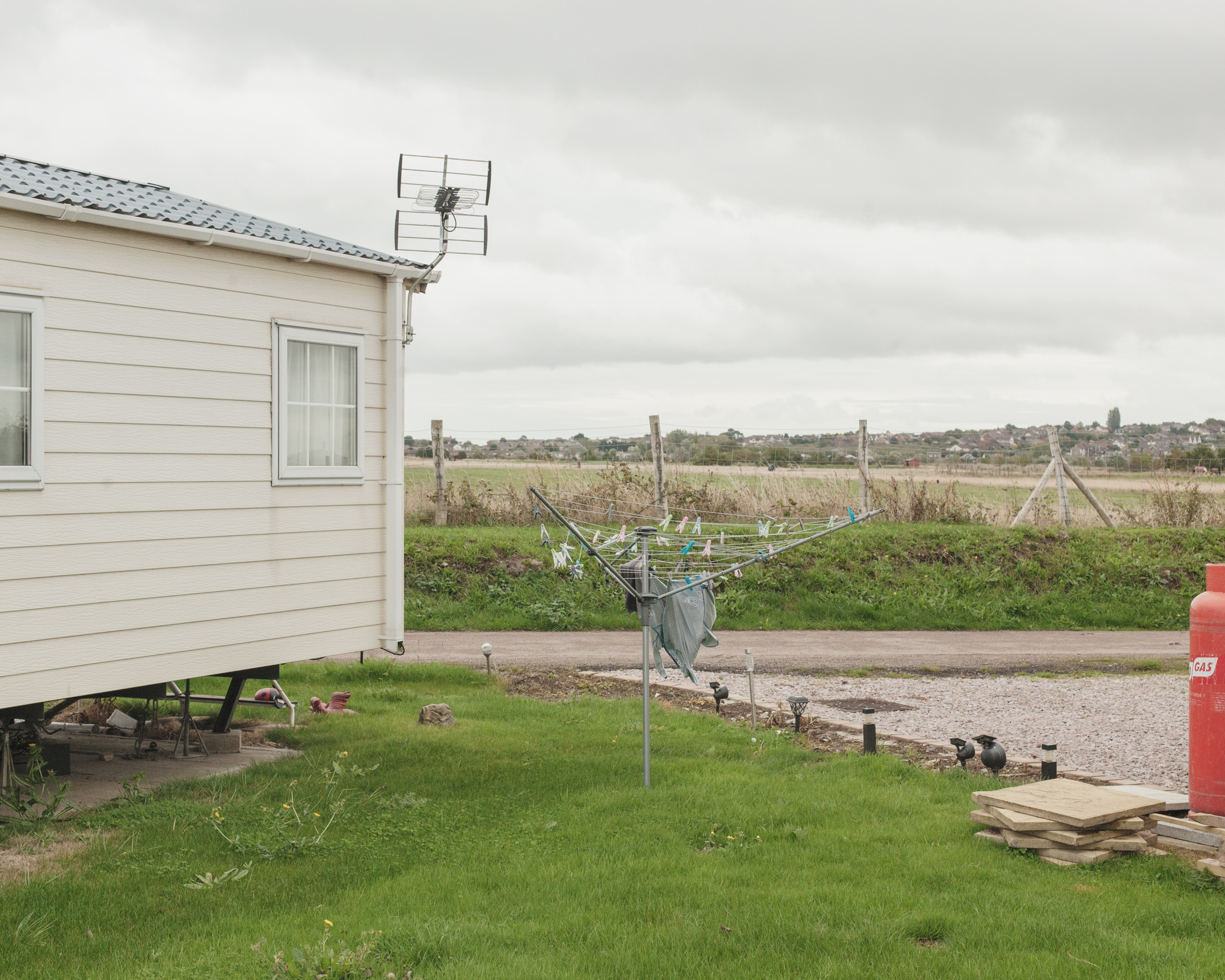 washing line caravan park