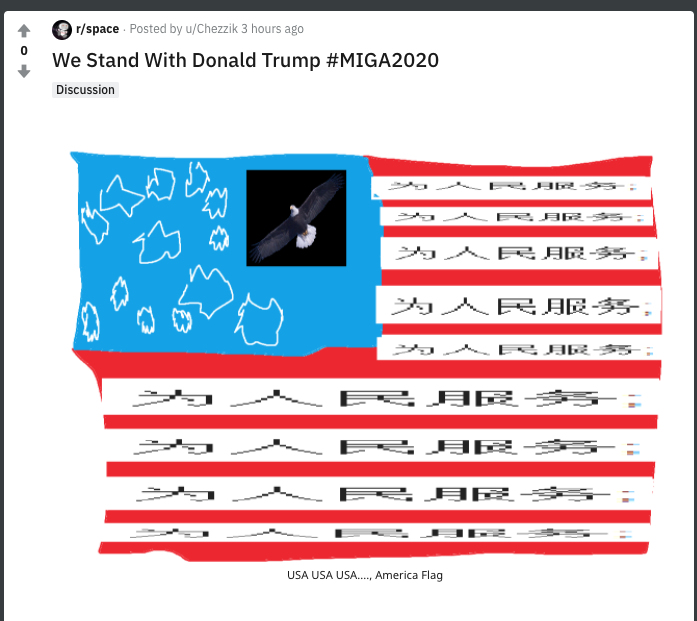 Hacker Defaces Dozens of Reddit Forum Pages with Pro-Trump Images