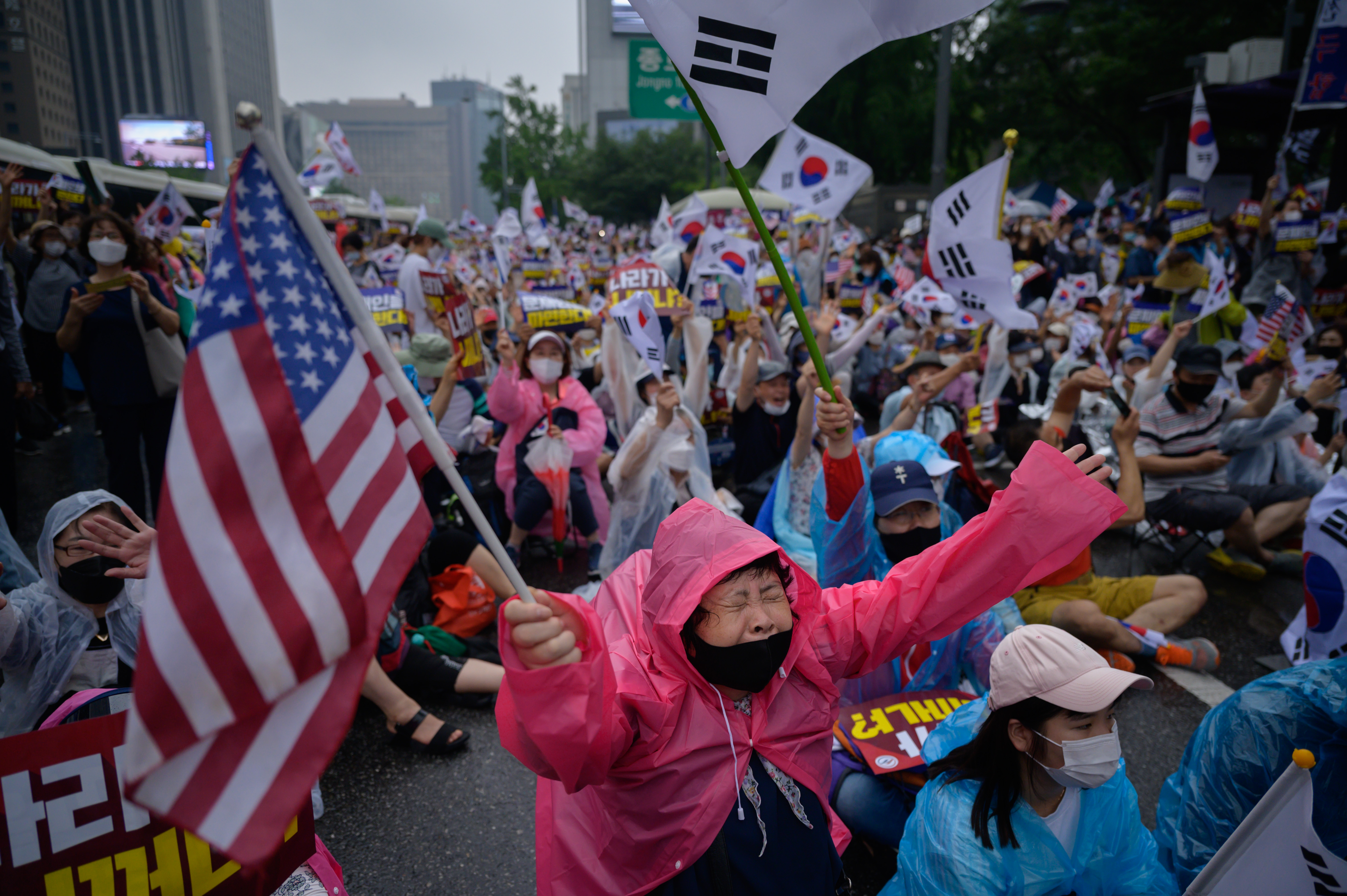 The Anti-Government Rally in South Korea