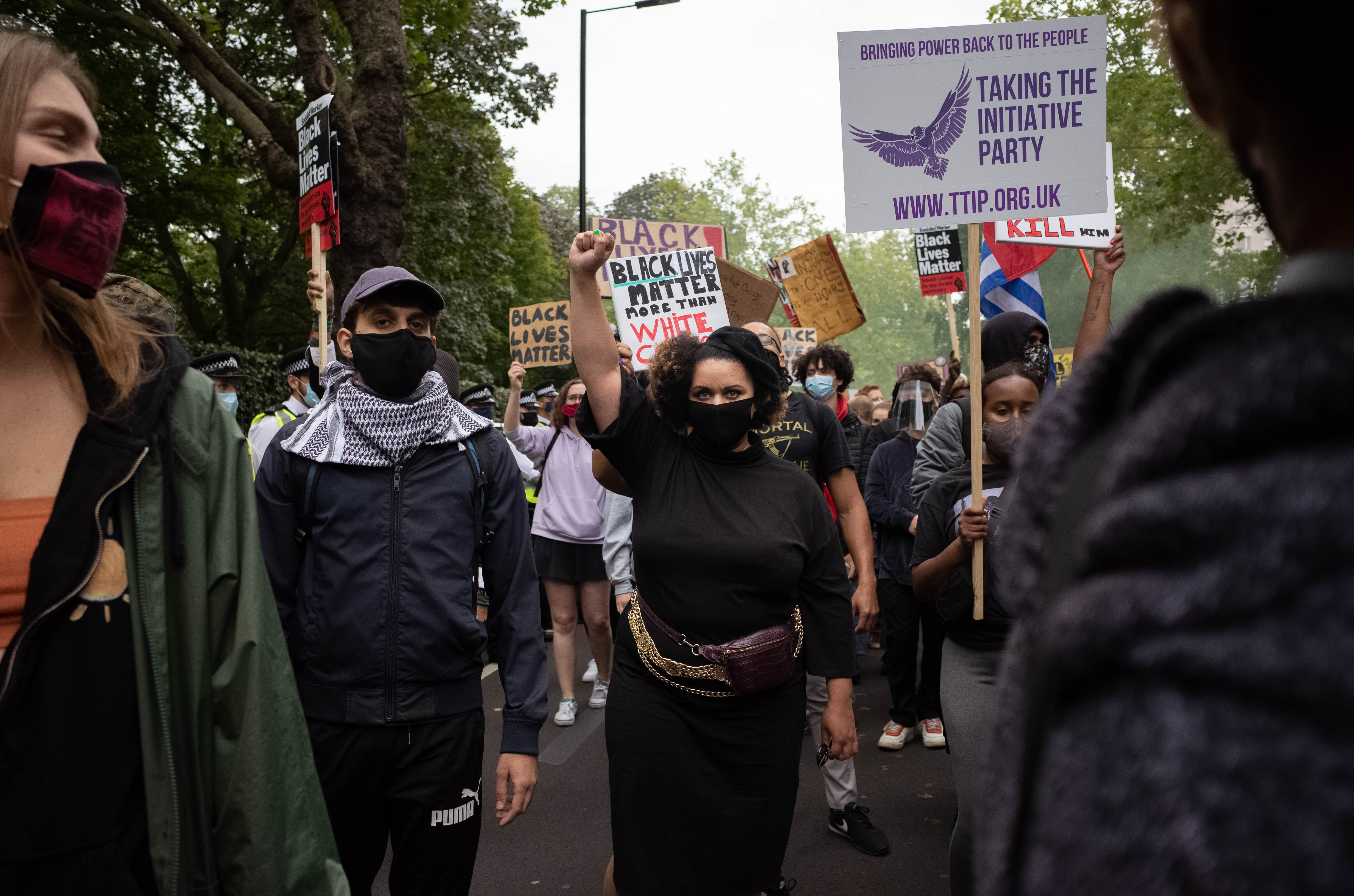 Million People March against racism in London August 31 Notting Hill Carnival Sunday