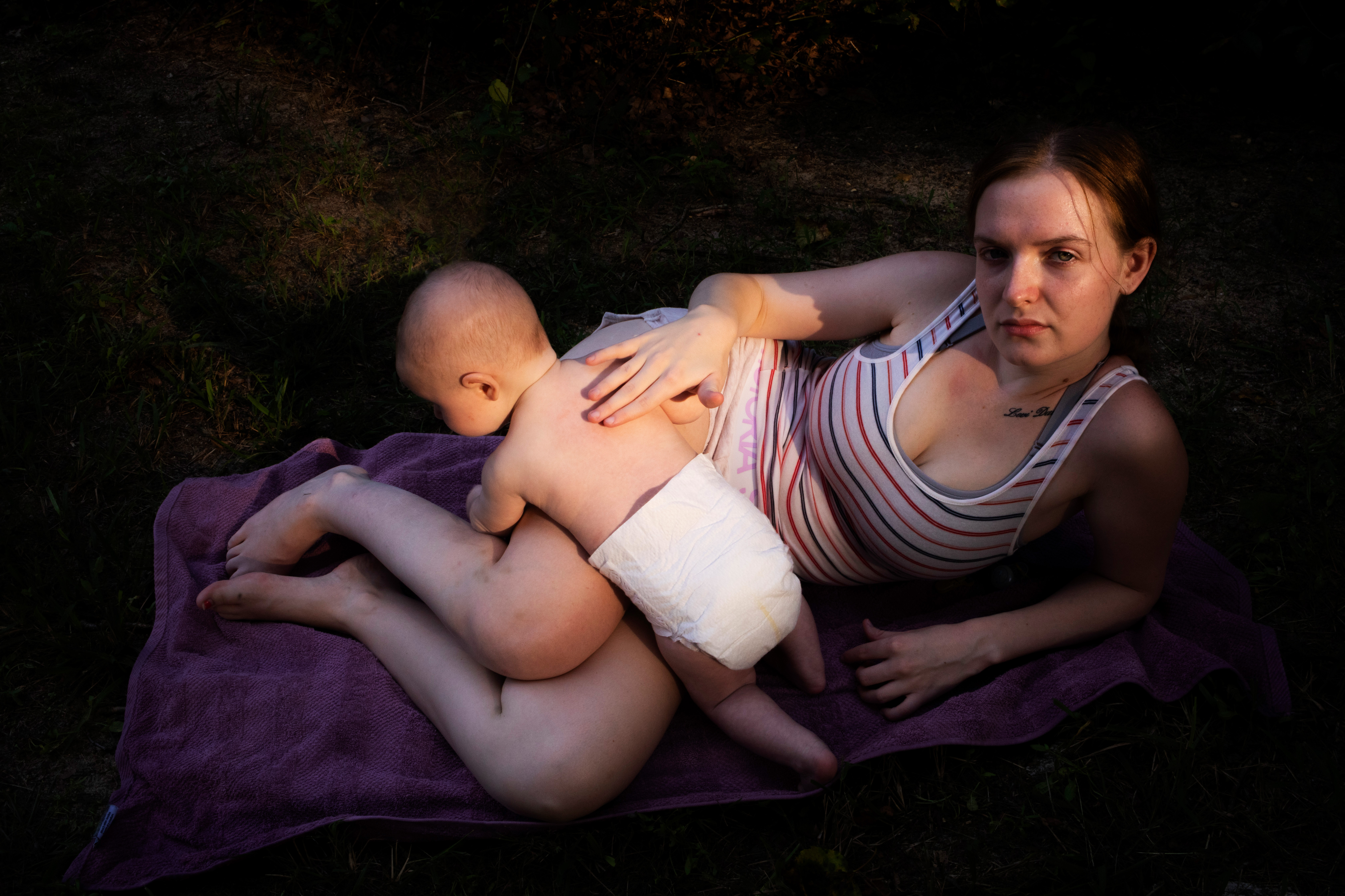 Aidan and Levi on Blanket.jpg