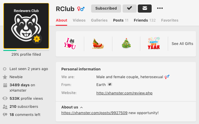 La piattaforma centrale per i moderatori: il profilo RClub “friends only”