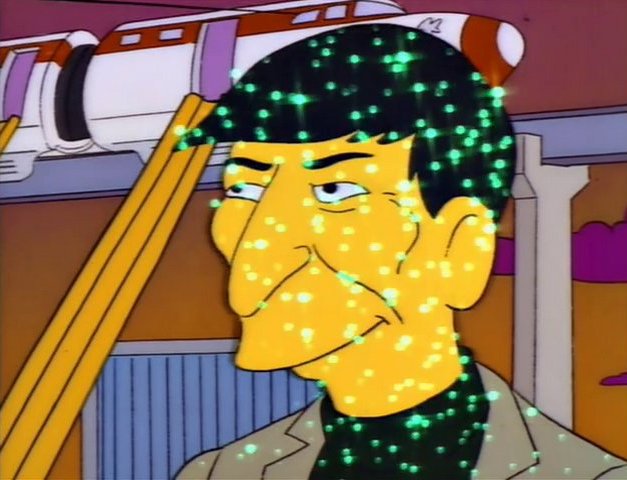 Leonard Nimoy in The Simpsons S4E12