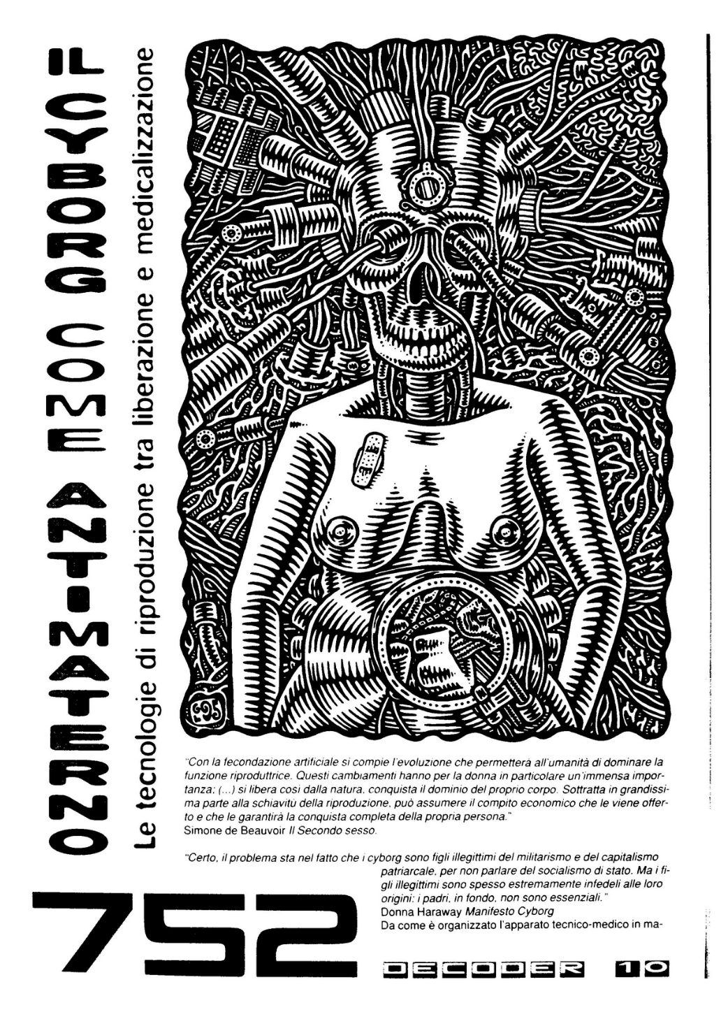 Decoder zine Cyberfemminismo