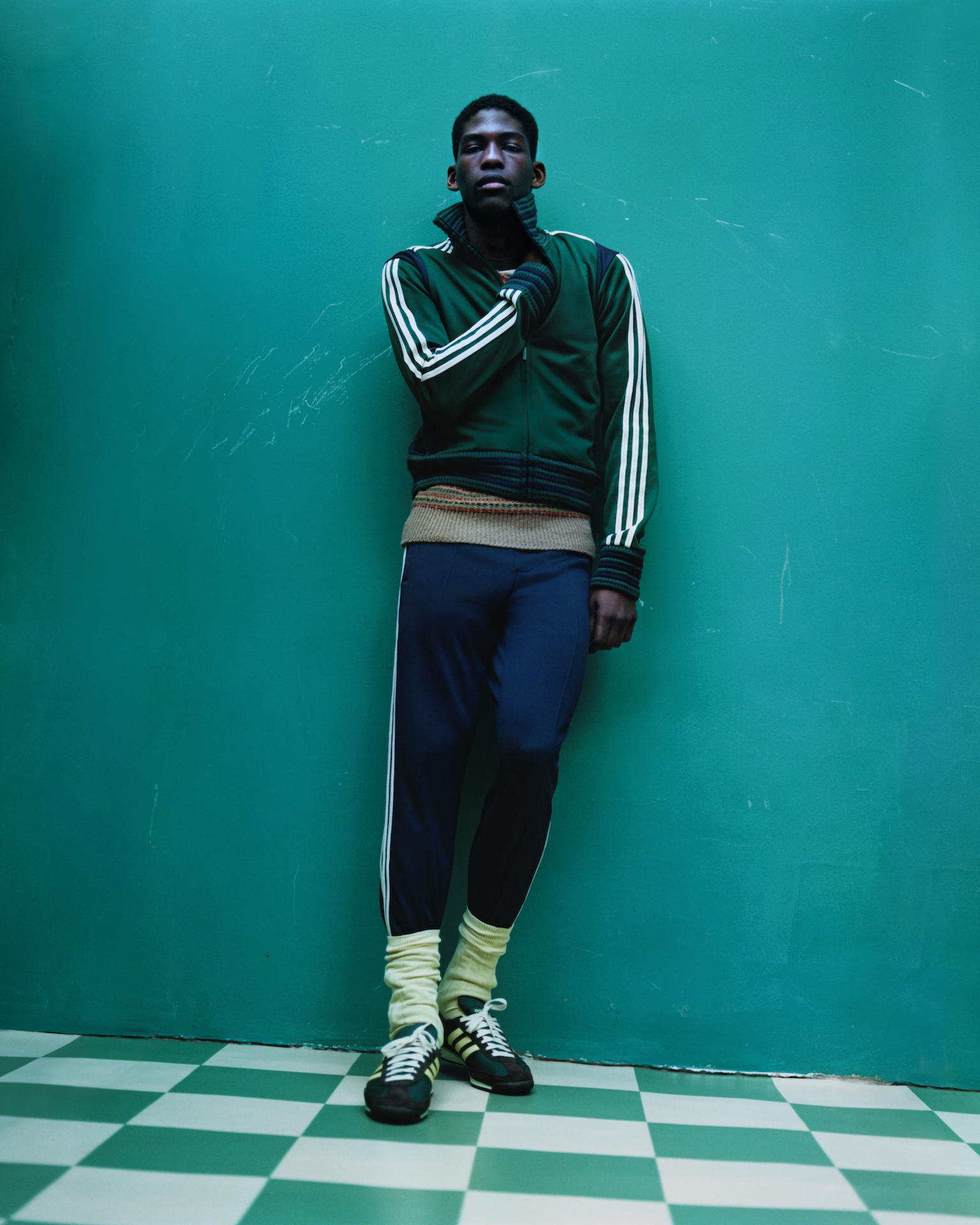 Adidas x Wales Bonner Crochet-Trim Track Jacket