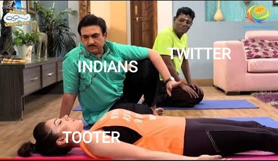 meme tooter twiter India redes sociales