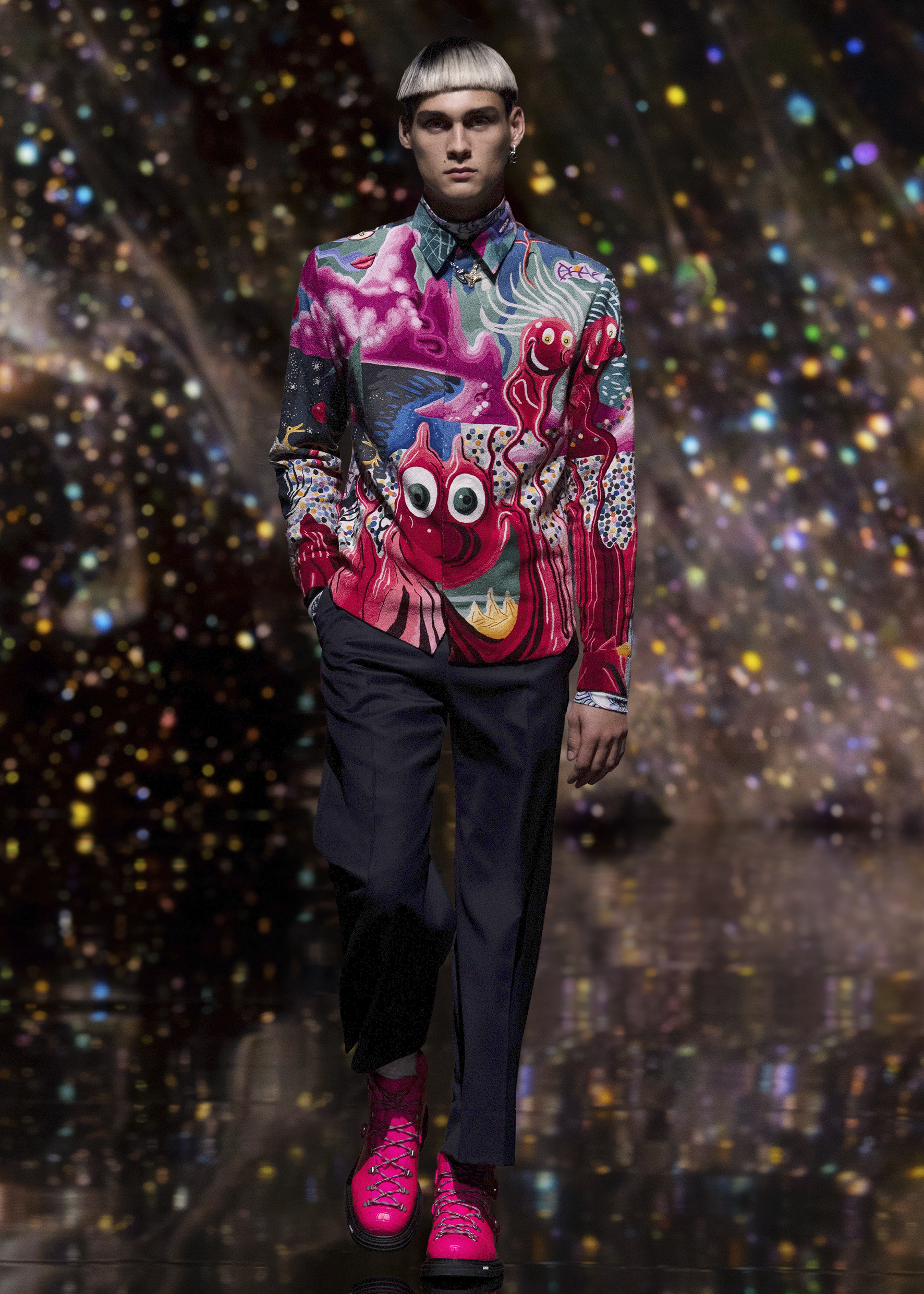 The best looks from Kim Jones Dior's colorful fall 2021 collection