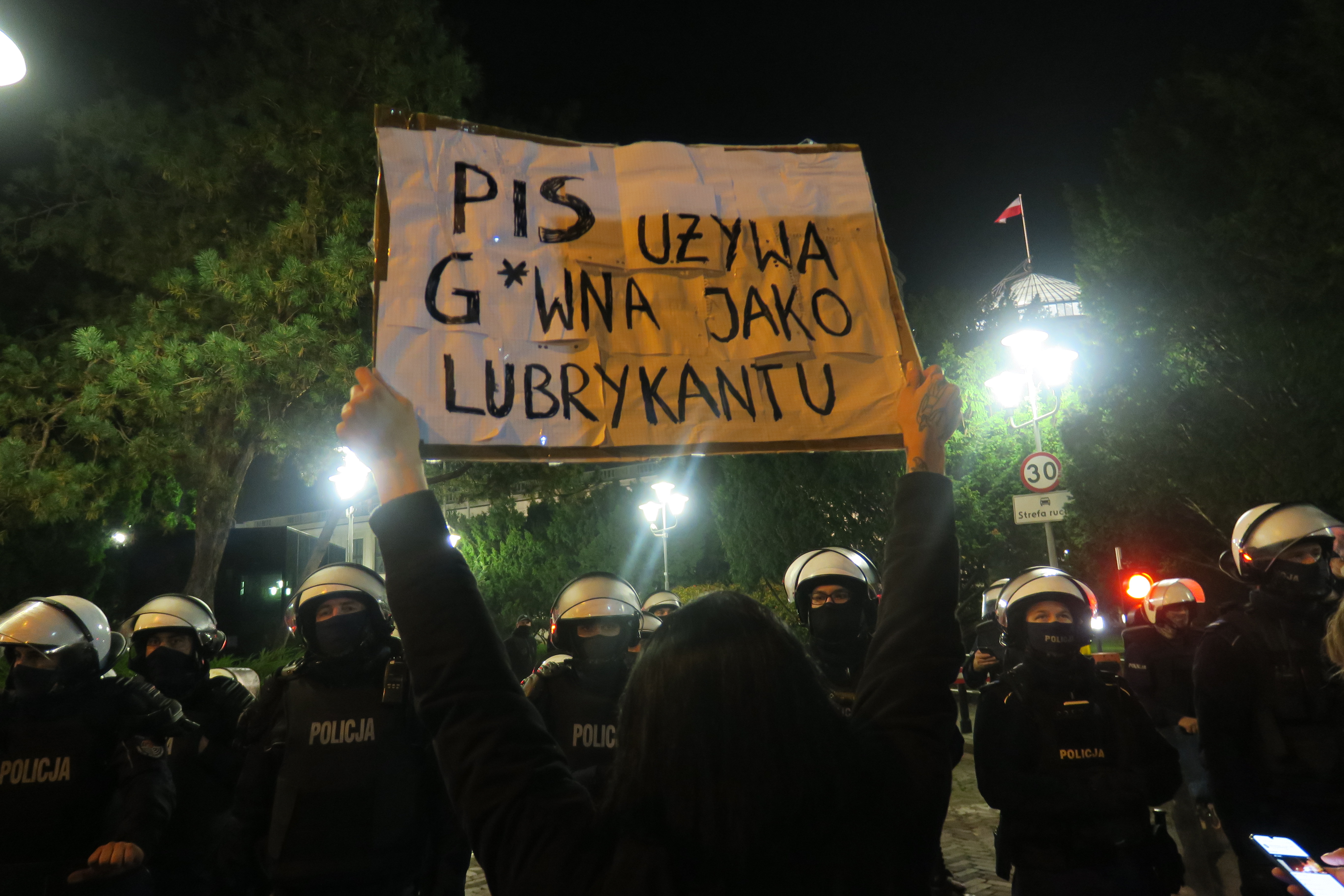 scontri proteste polonia