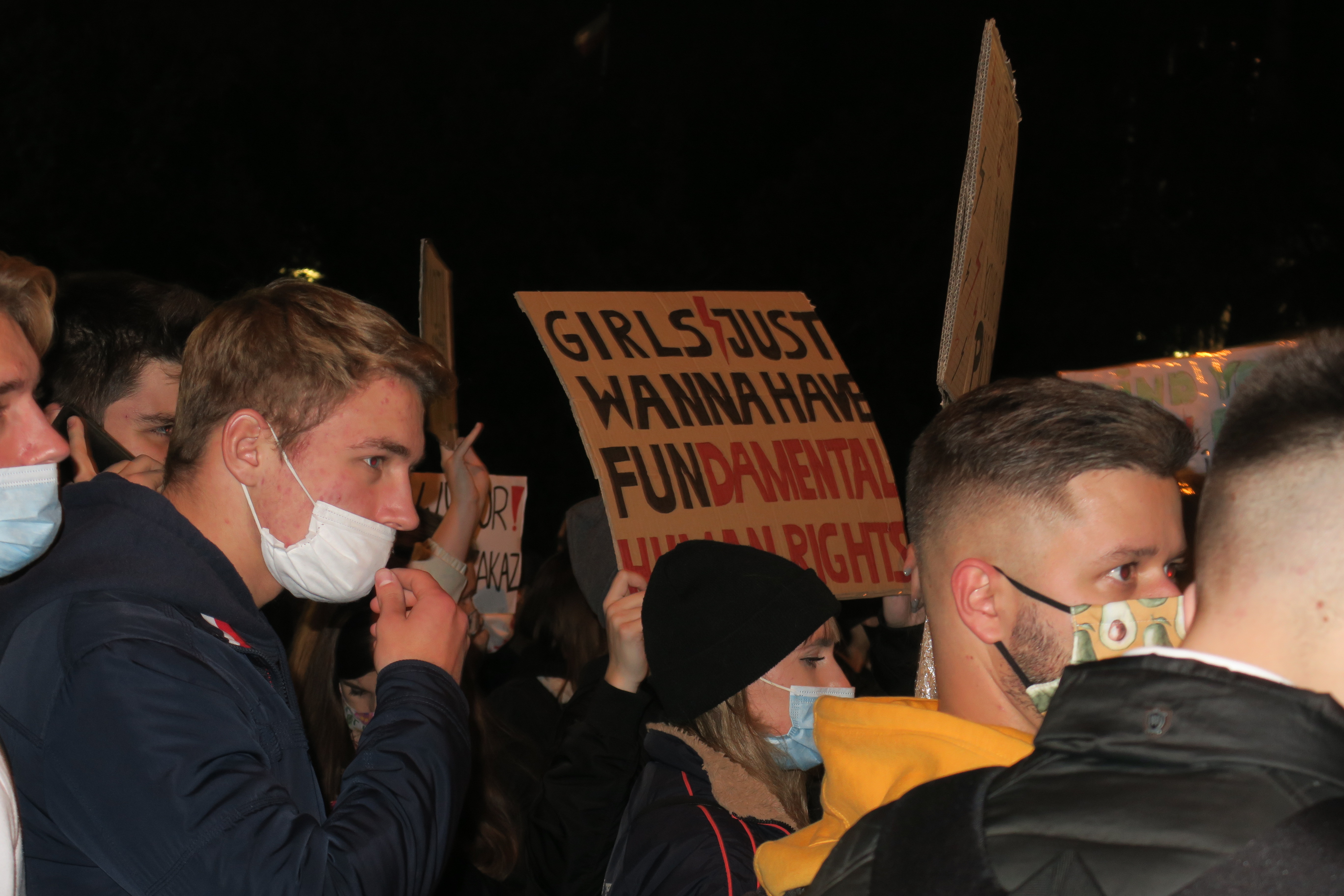 slogan proteste polonia