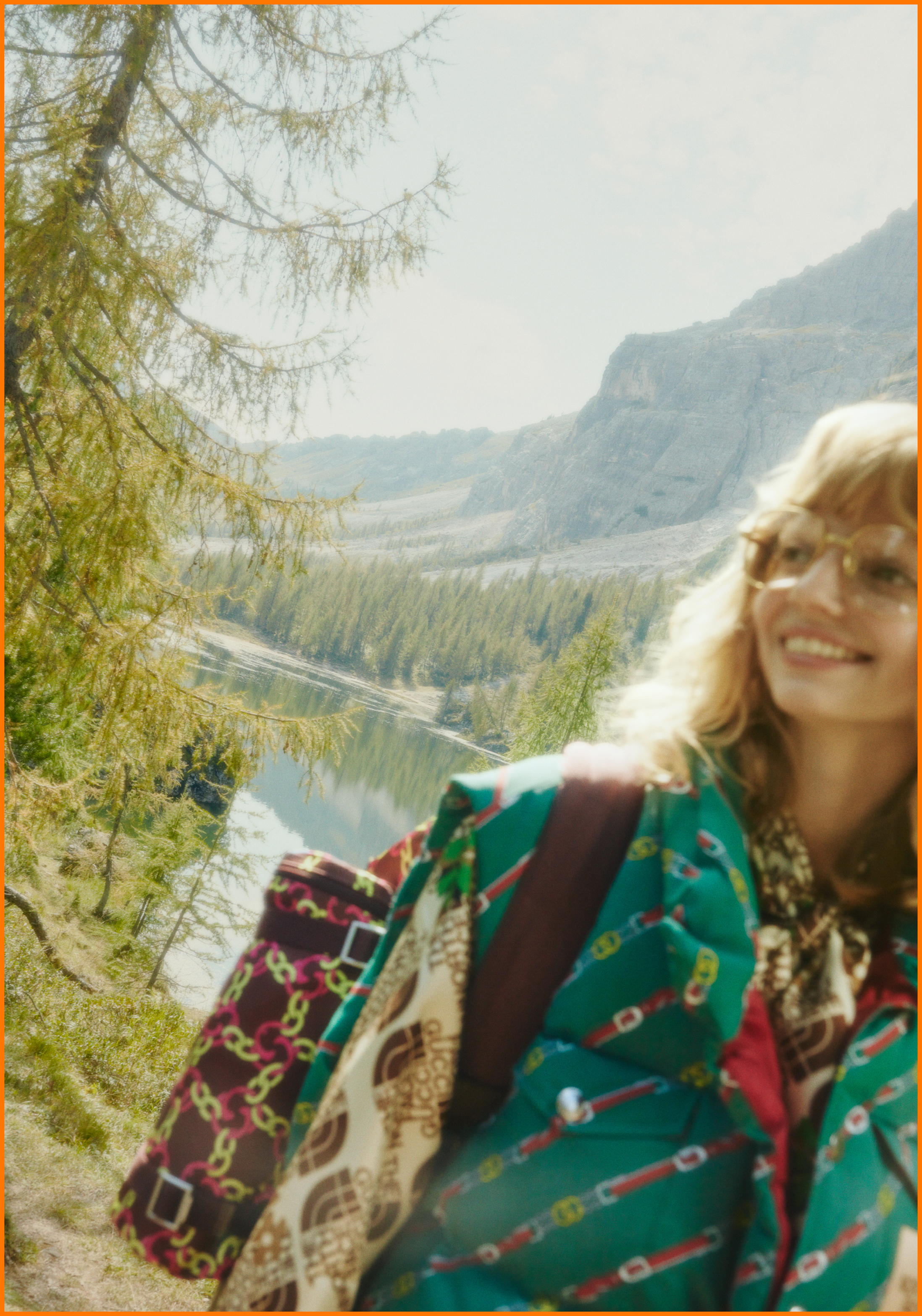 The North Face x Gucci Campagna Montagne Alpi e Natura Incontaminata