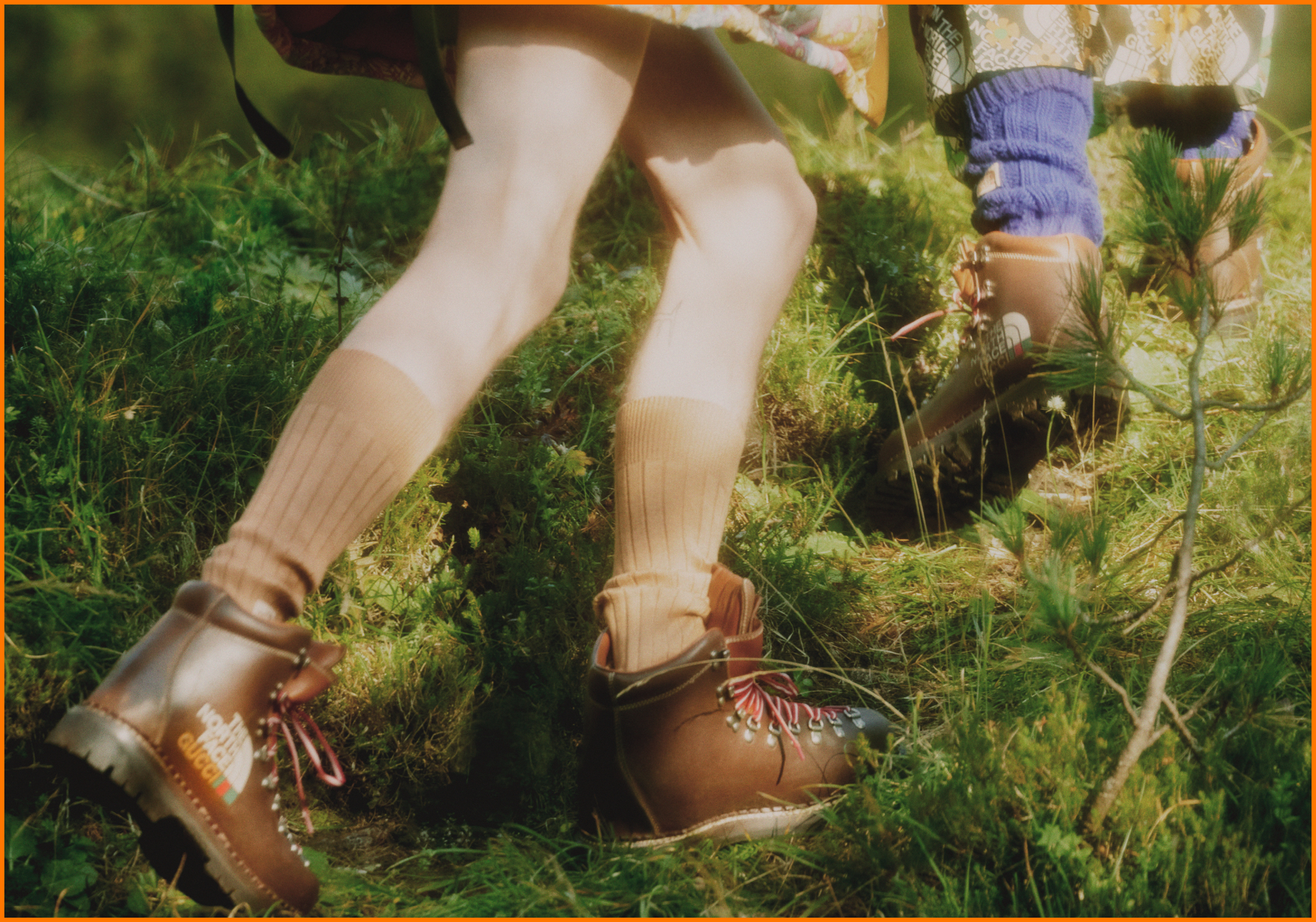 The North Face x Gucci Campagna Montagne Alpi e Natura Incontaminata