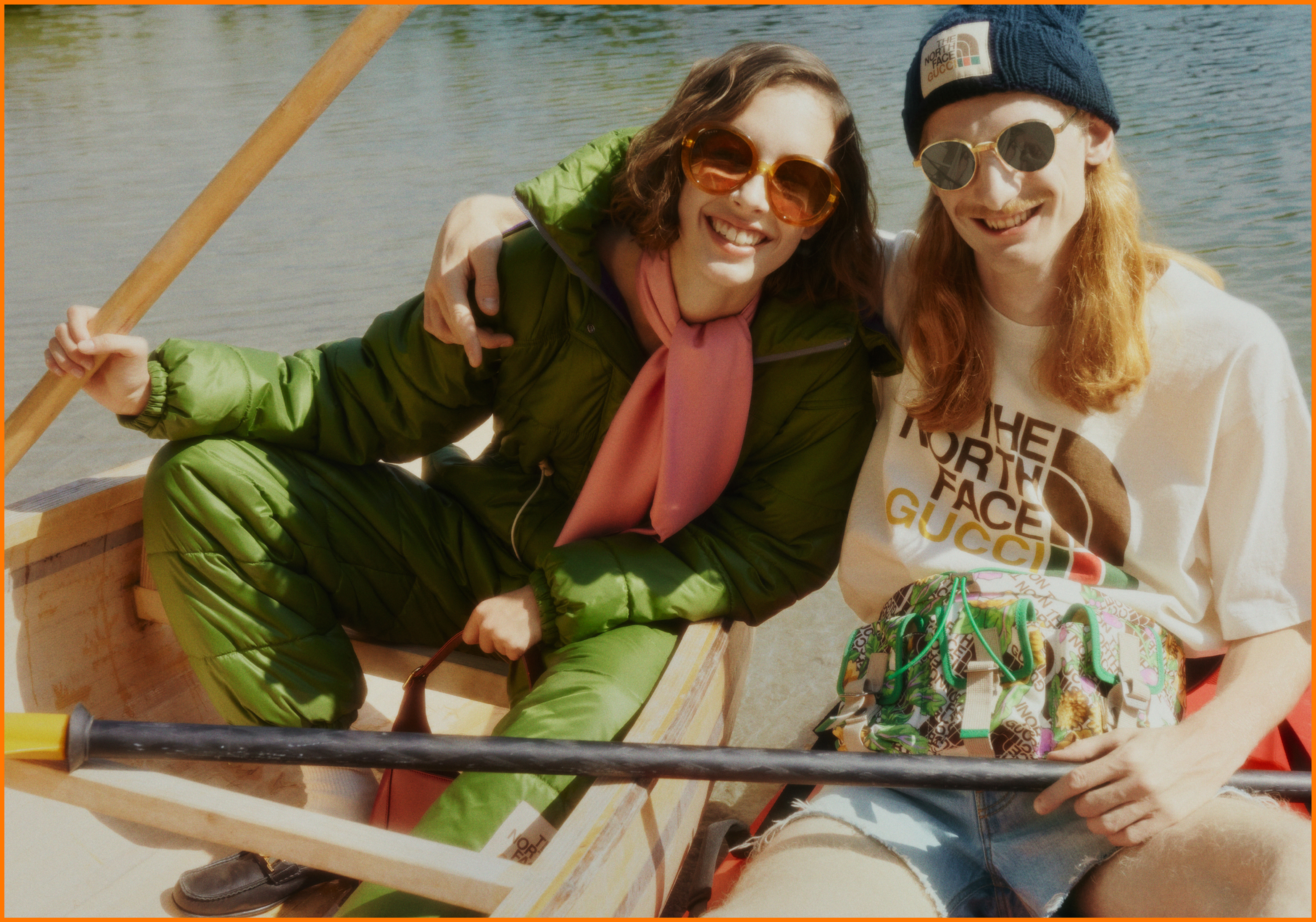 The North Face x Gucci Campagna Montagne Alpi e Natura Incontaminata