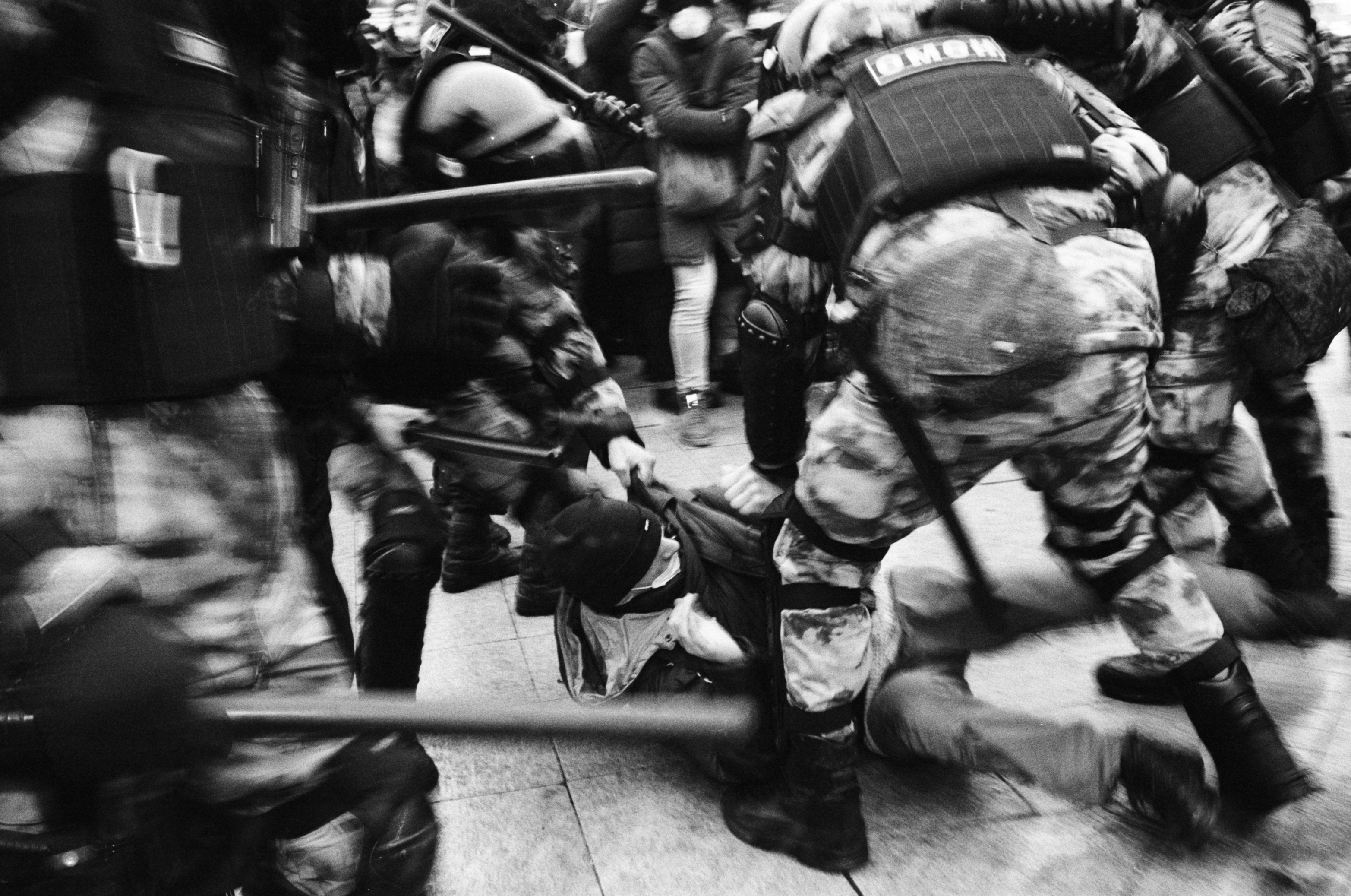 Le proteste a Mosca contro il governo Putin nelle fotografie di Gosha Bergal