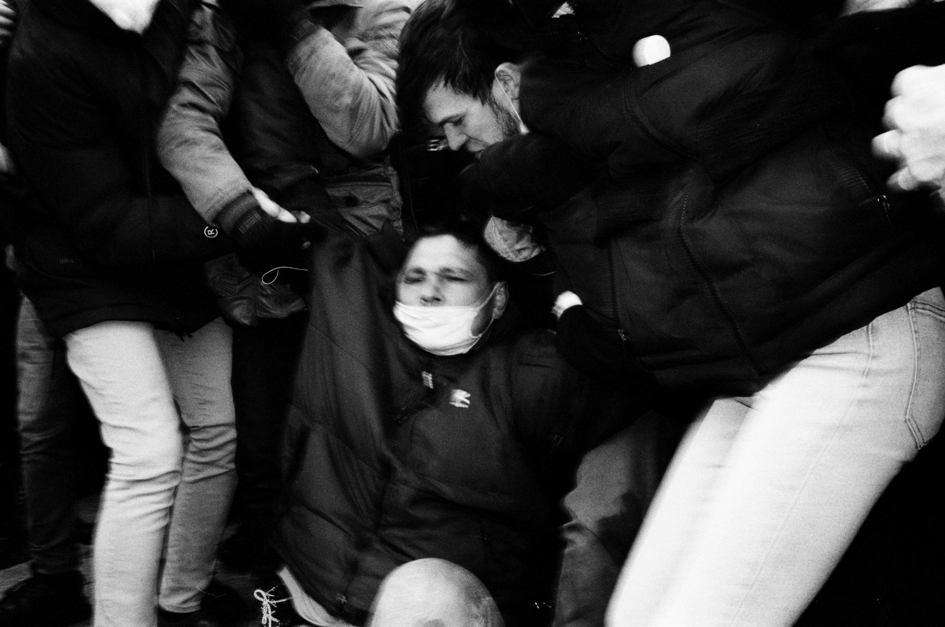 Le proteste a Mosca contro il governo Putin nelle fotografie di Gosha Bergal