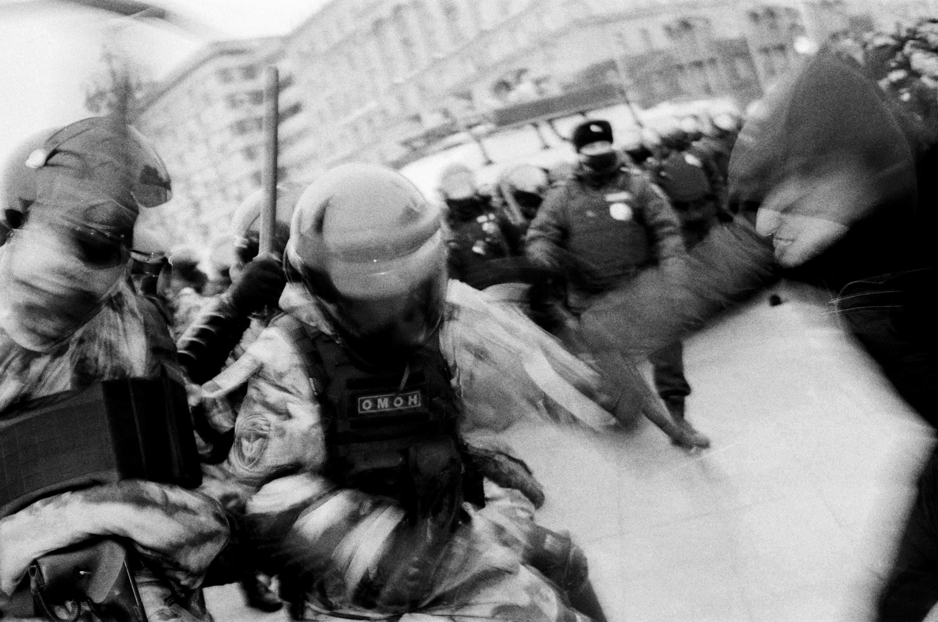 Le proteste a Mosca contro il governo Putin nelle fotografie di Gosha Bergal