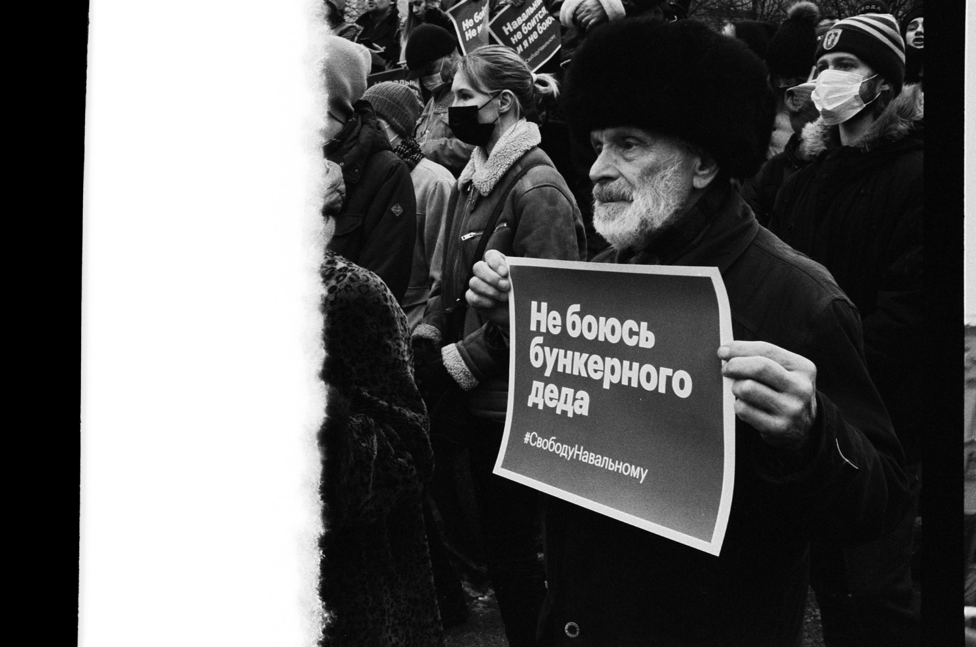 Le proteste a Mosca contro il governo Putin nelle fotografie di Gosha Bergal