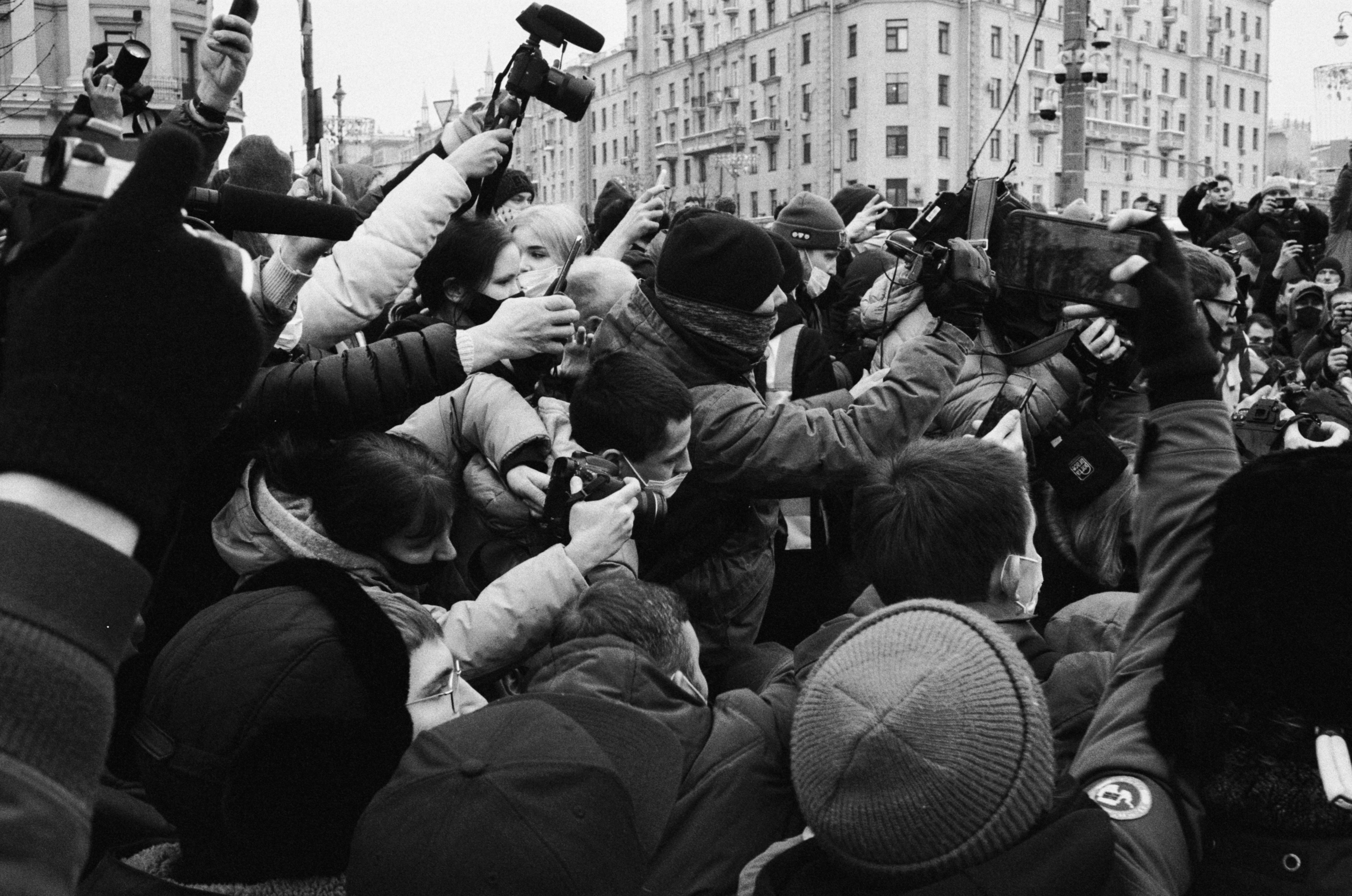 Le proteste a Mosca contro il governo Putin nelle fotografie di Gosha Bergal