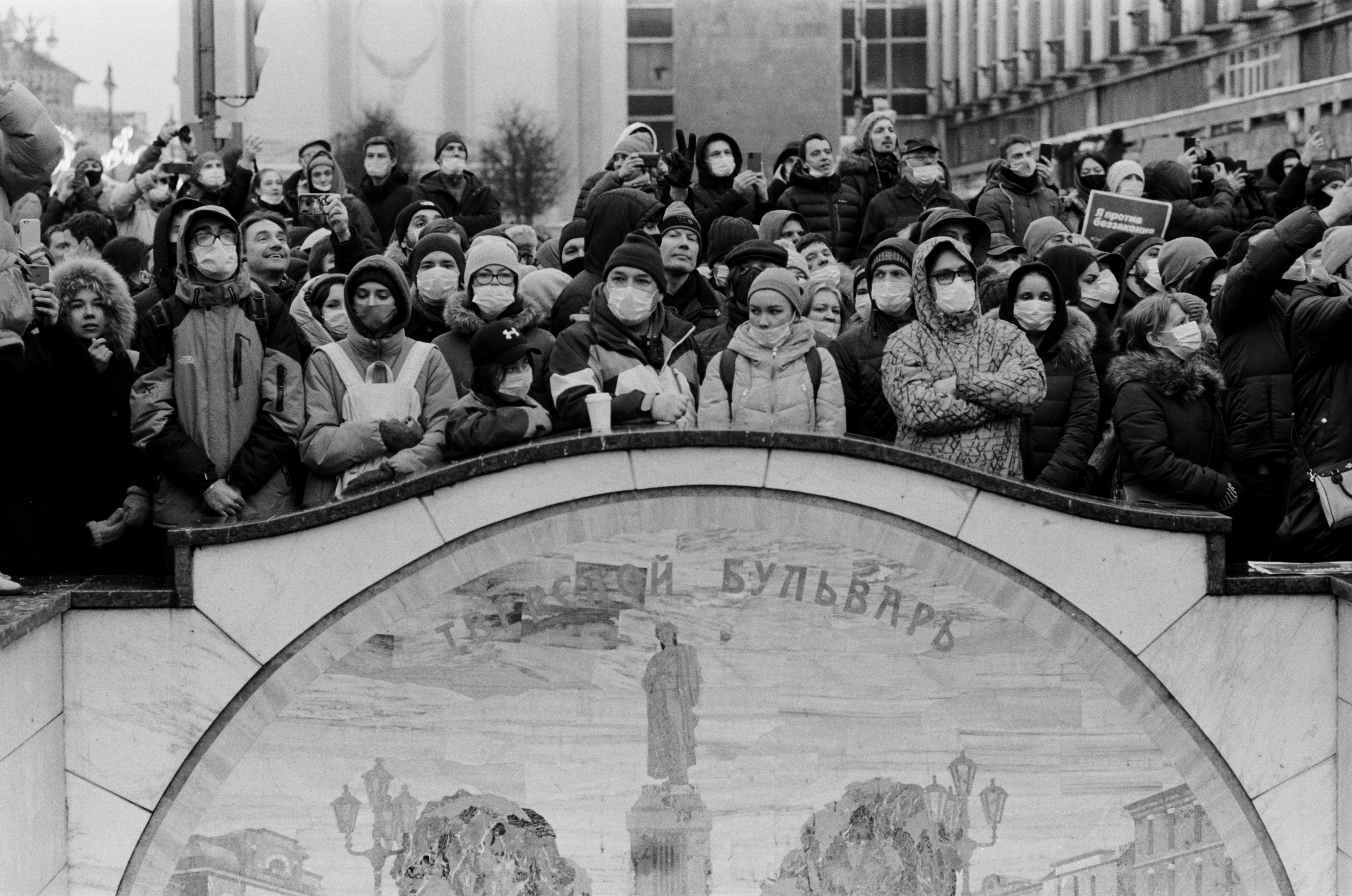 Le proteste a Mosca contro il governo Putin nelle fotografie di Gosha Bergal