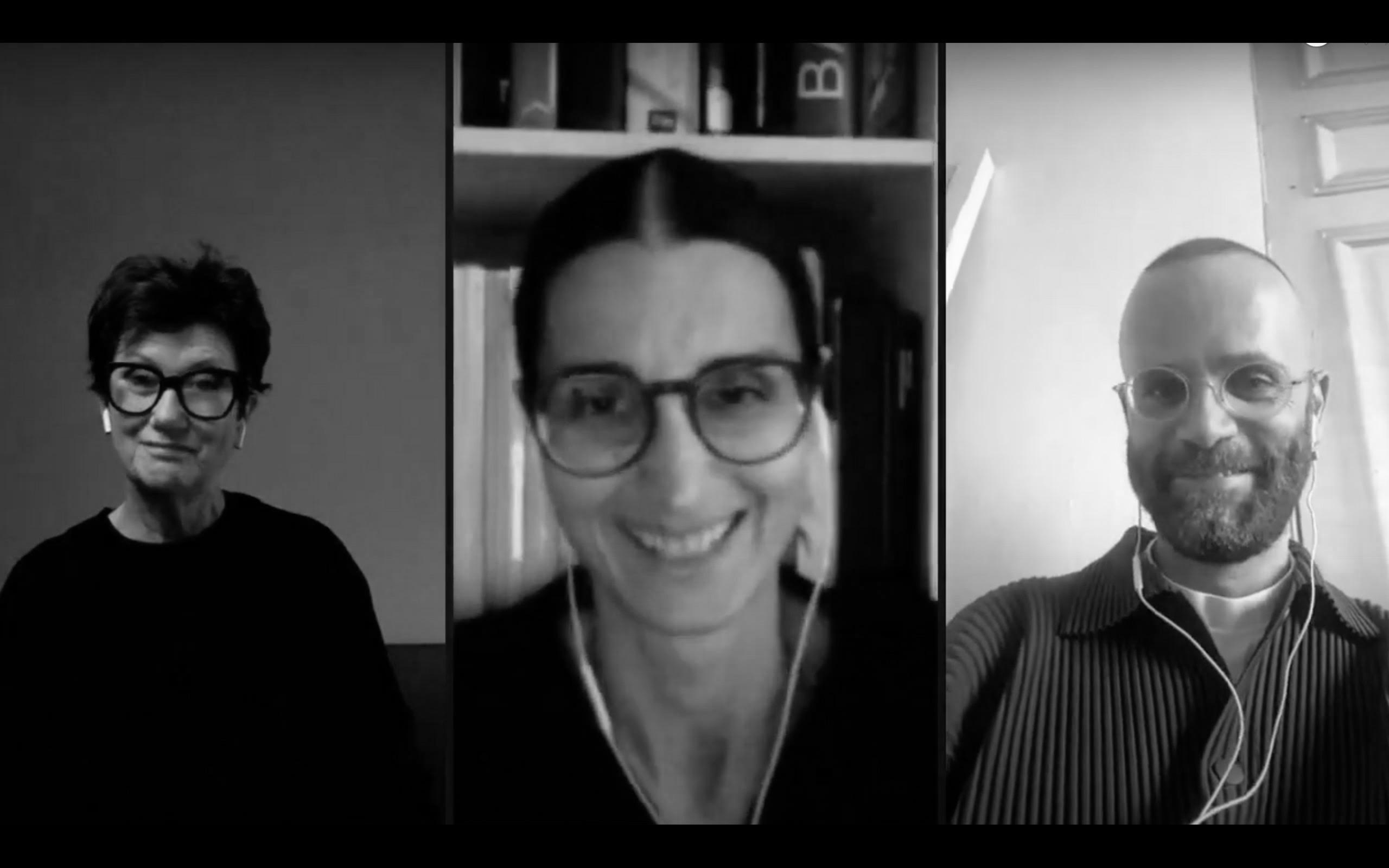 ICEBREAKERS THE CRITICAL CONTAINER: Linda Loppa, Anna Yudina e Angelo Flaccavento.