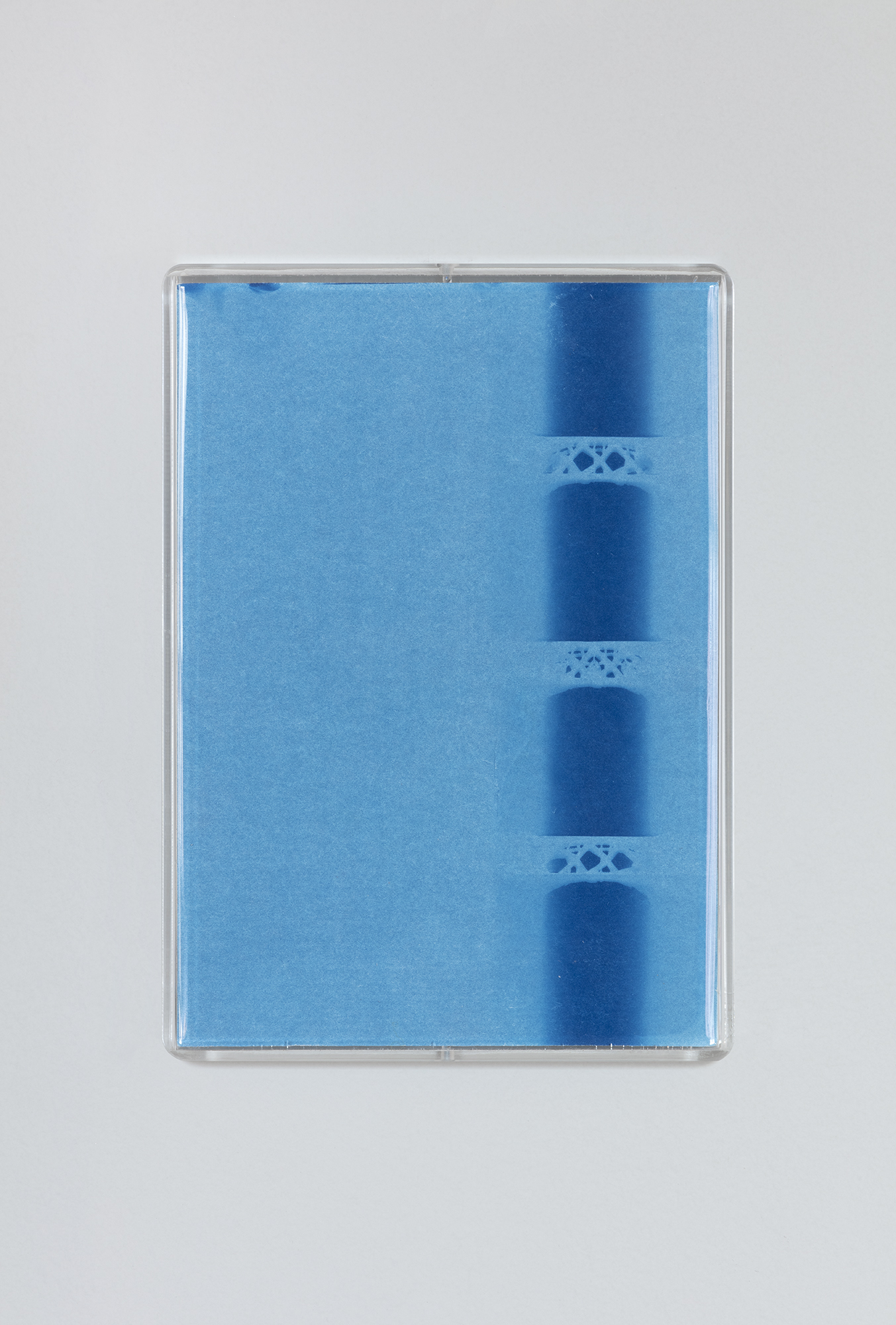 avide Stucchi, Showroom light IV, 2012, Carta fotosensibile , 12,5 x 17,5 cm . Pezzo unico